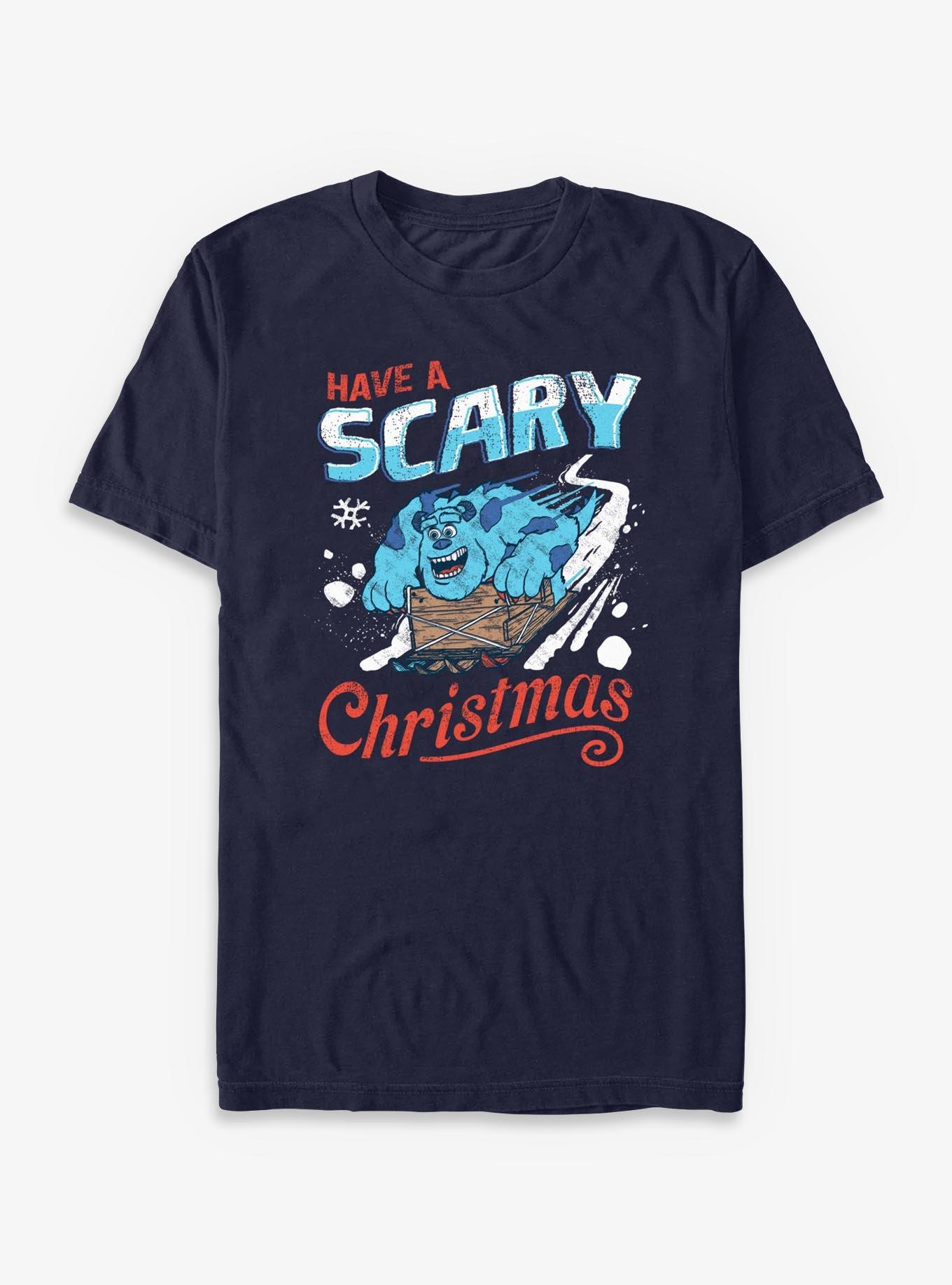Disney Pixar Monsters University Have A Scary Christmas T-Shirt, , hi-res