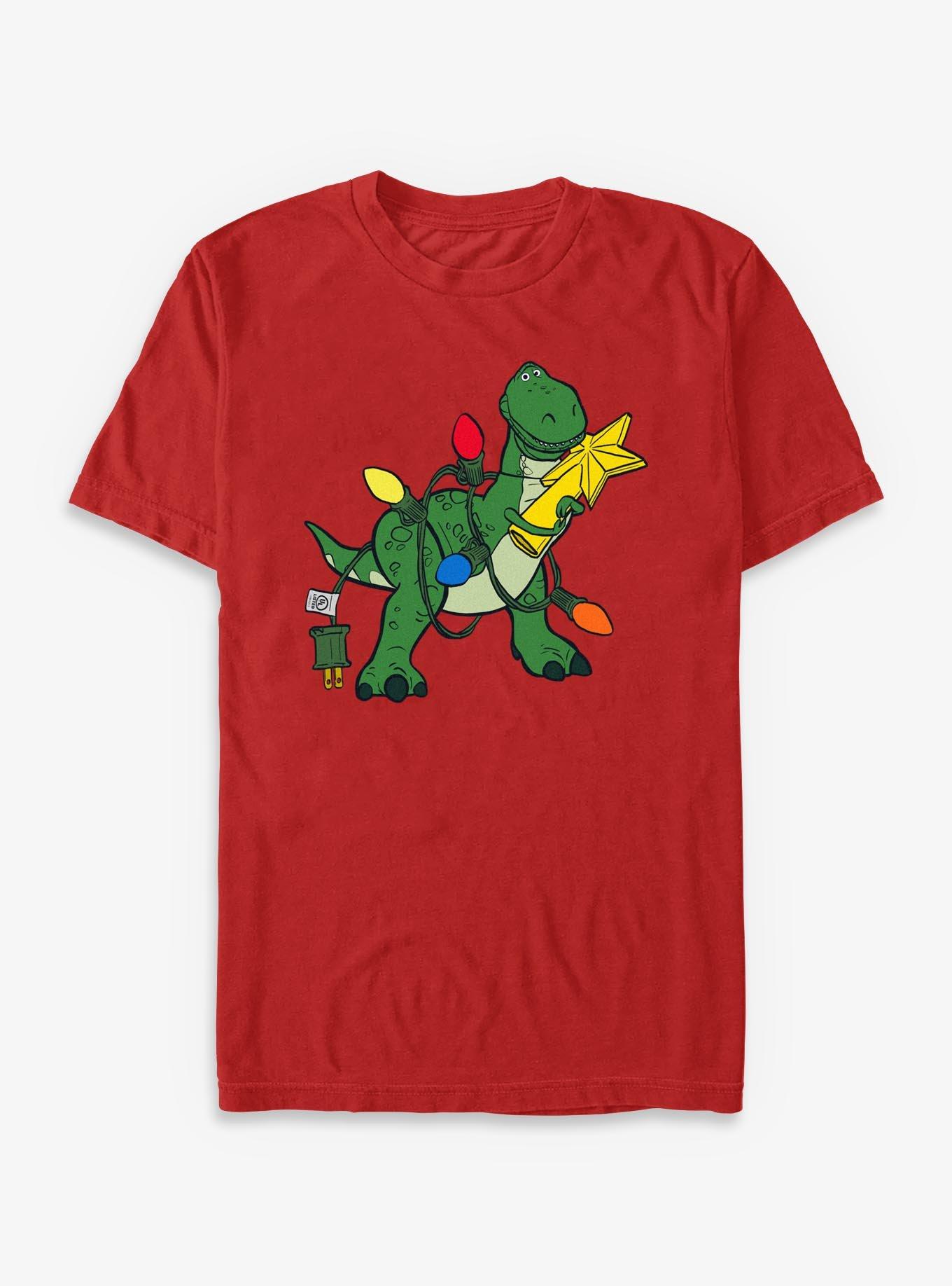 Disney Pixar Toy Story Rex Wrapped Around Lights T-Shirt, , hi-res