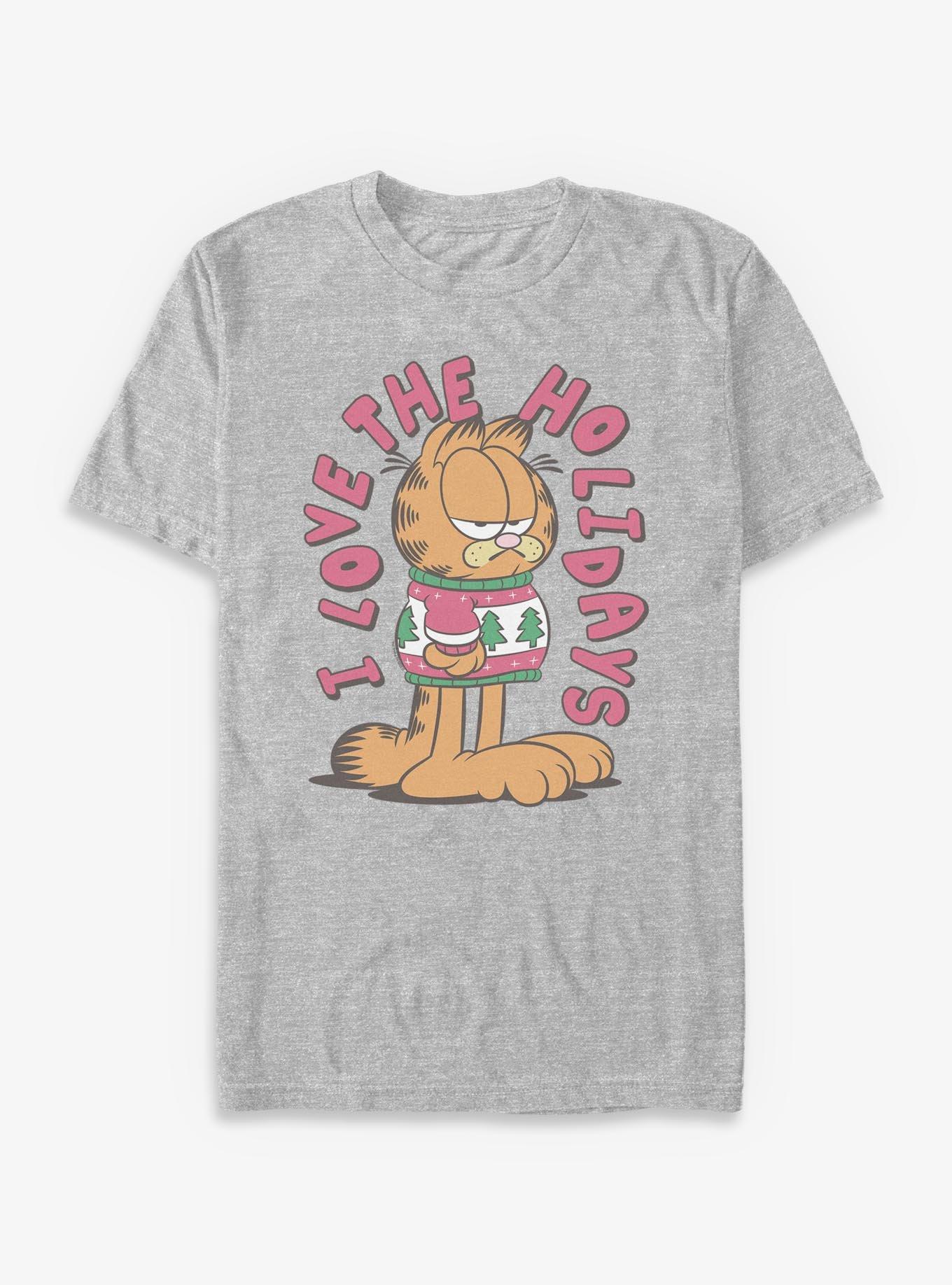 Garfield Sarcastic Holiday Cheer T-Shirt, , hi-res