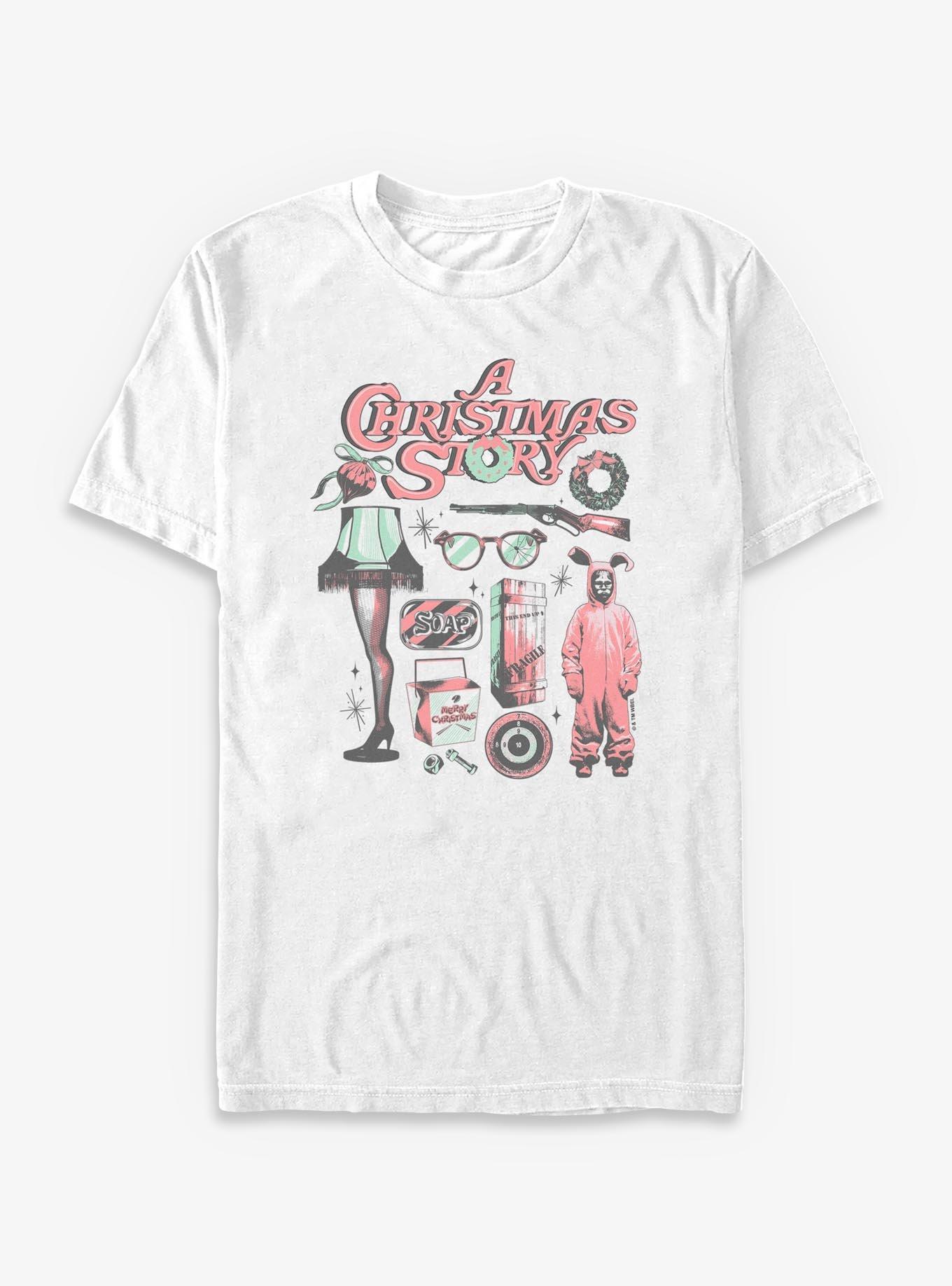 A Christmas Story Chart Icons T-Shirt, , hi-res