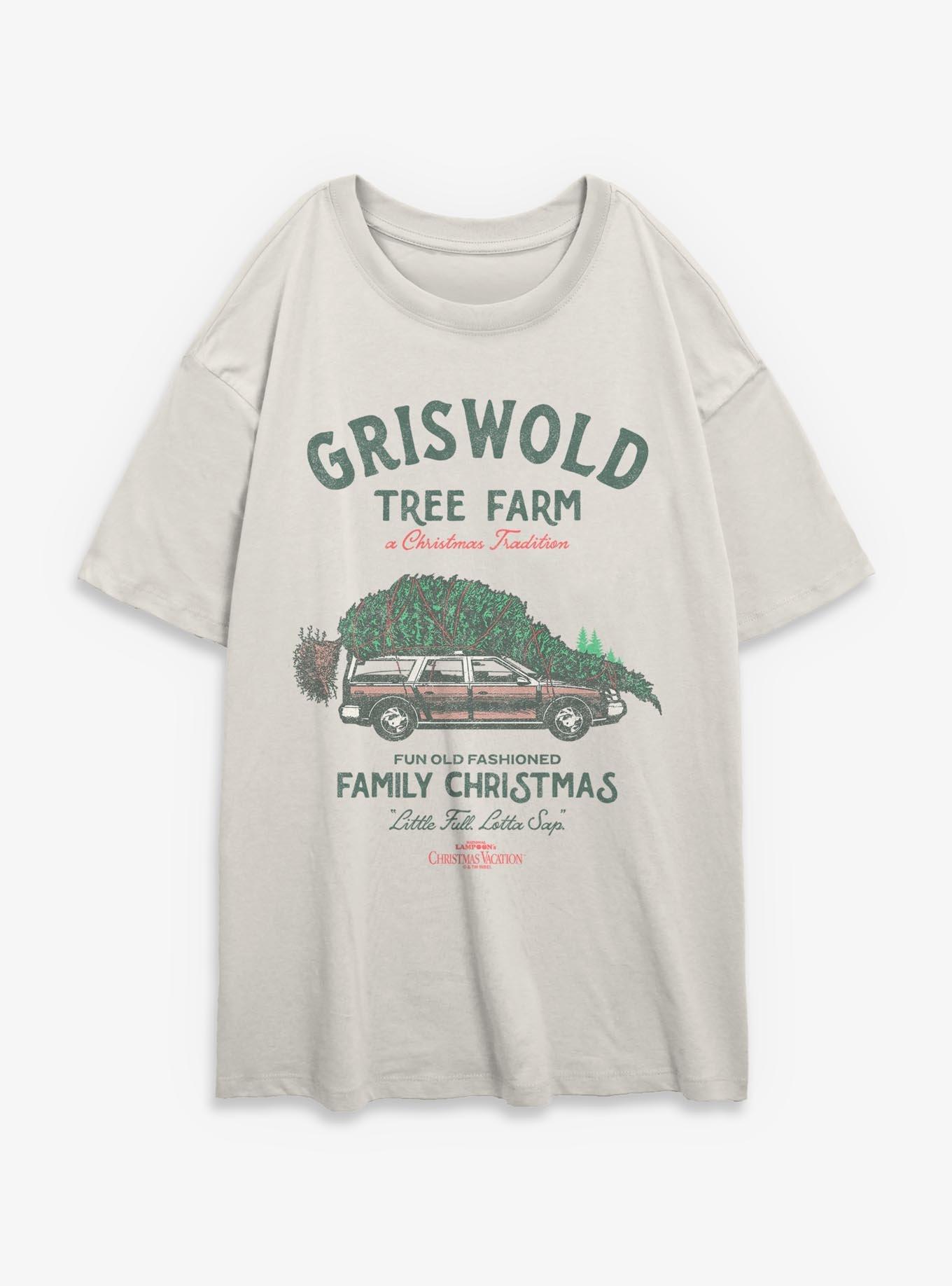 National Lampoon's Christmas Vacation Griswold Holiday Girls Oversized T-Shirt, , hi-res