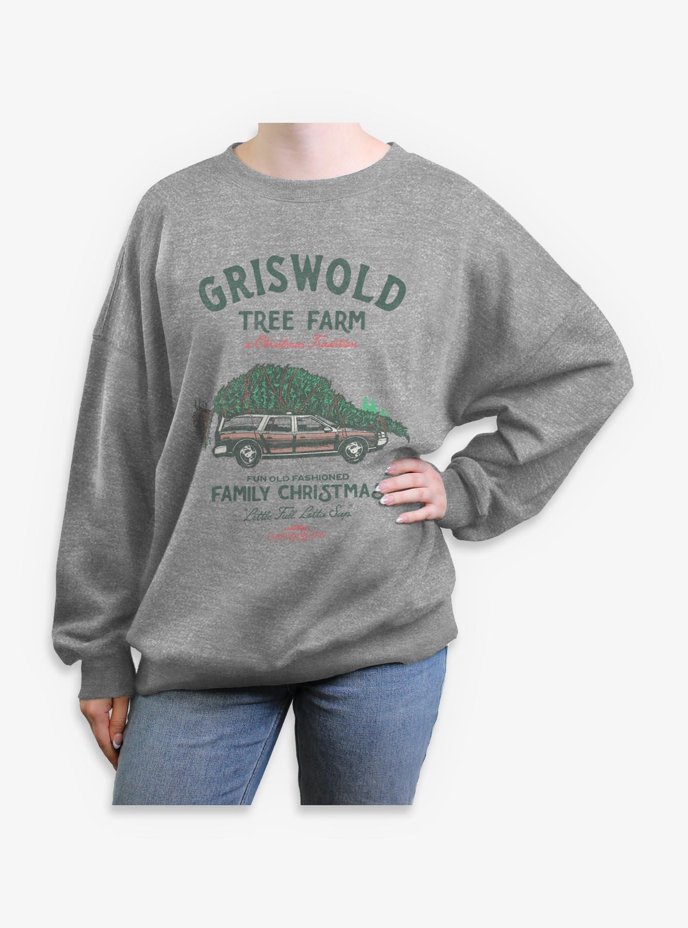 National Lampoon's Christmas Vacation Griswold Holiday Girls Oversized Sweatshirt