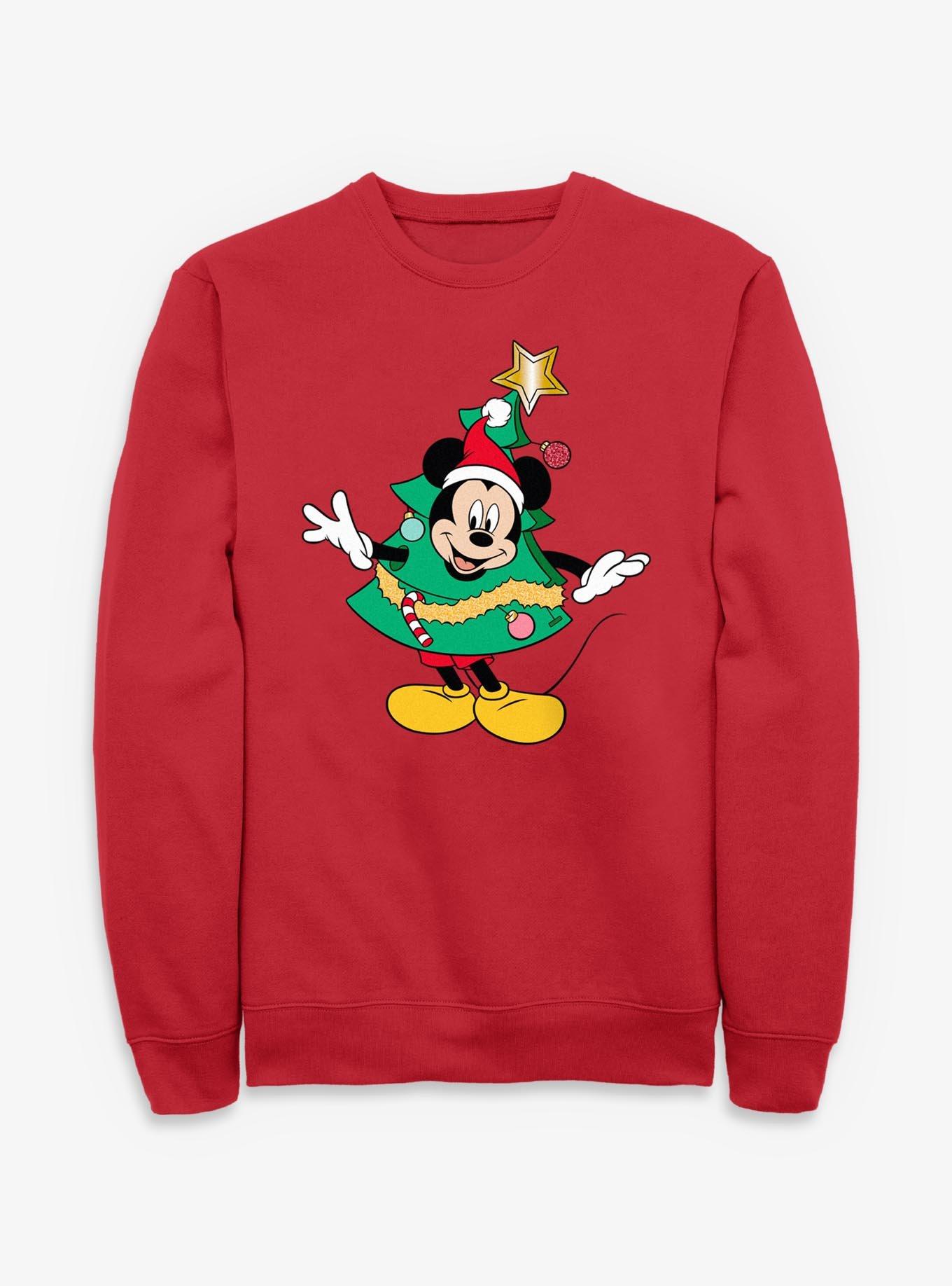 Disney Mickey Mouse Wearing A Tree Sweatshirt