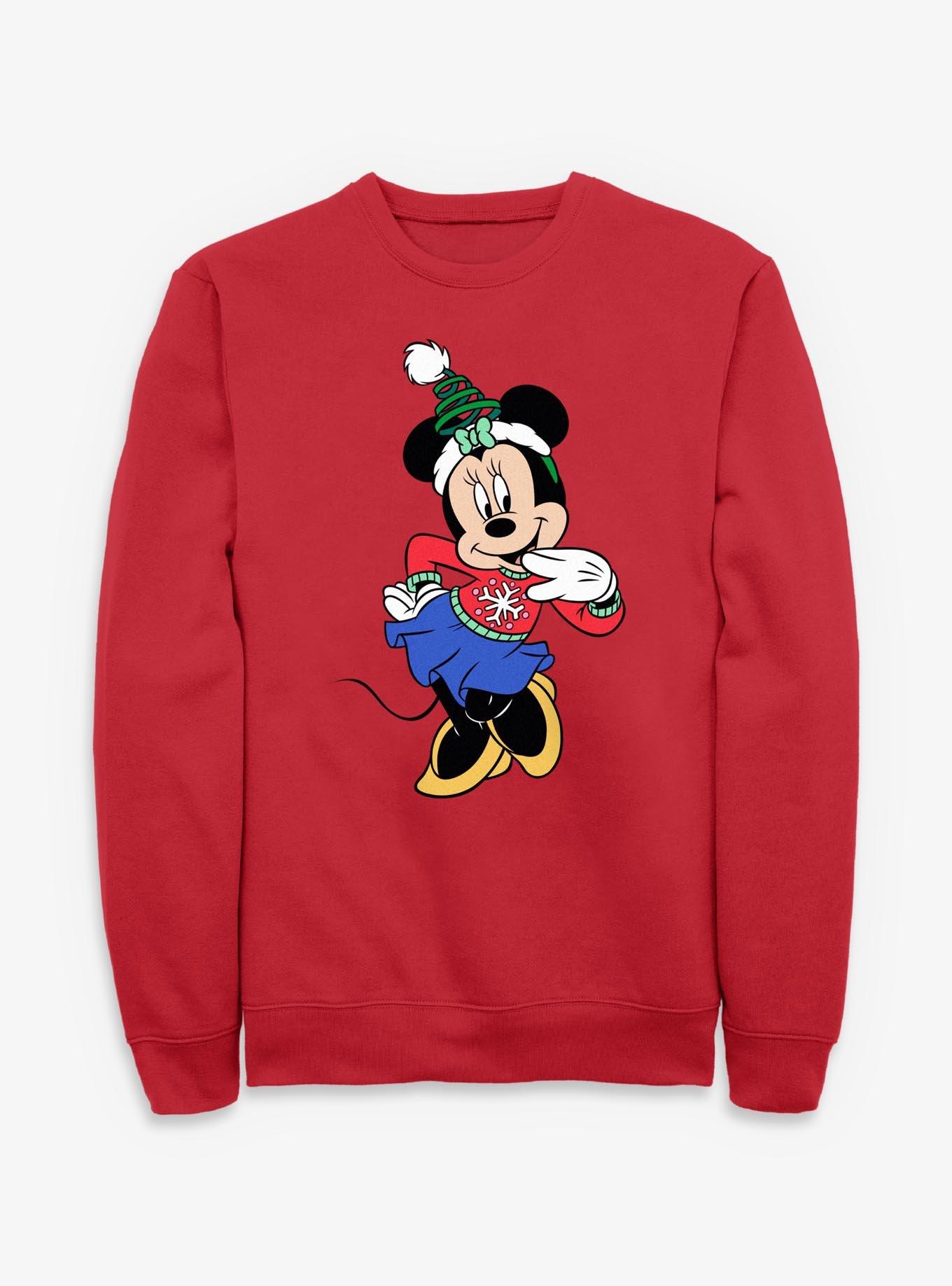Disney Minnie Mouse Christmas Cheer Sweatshirt, , hi-res