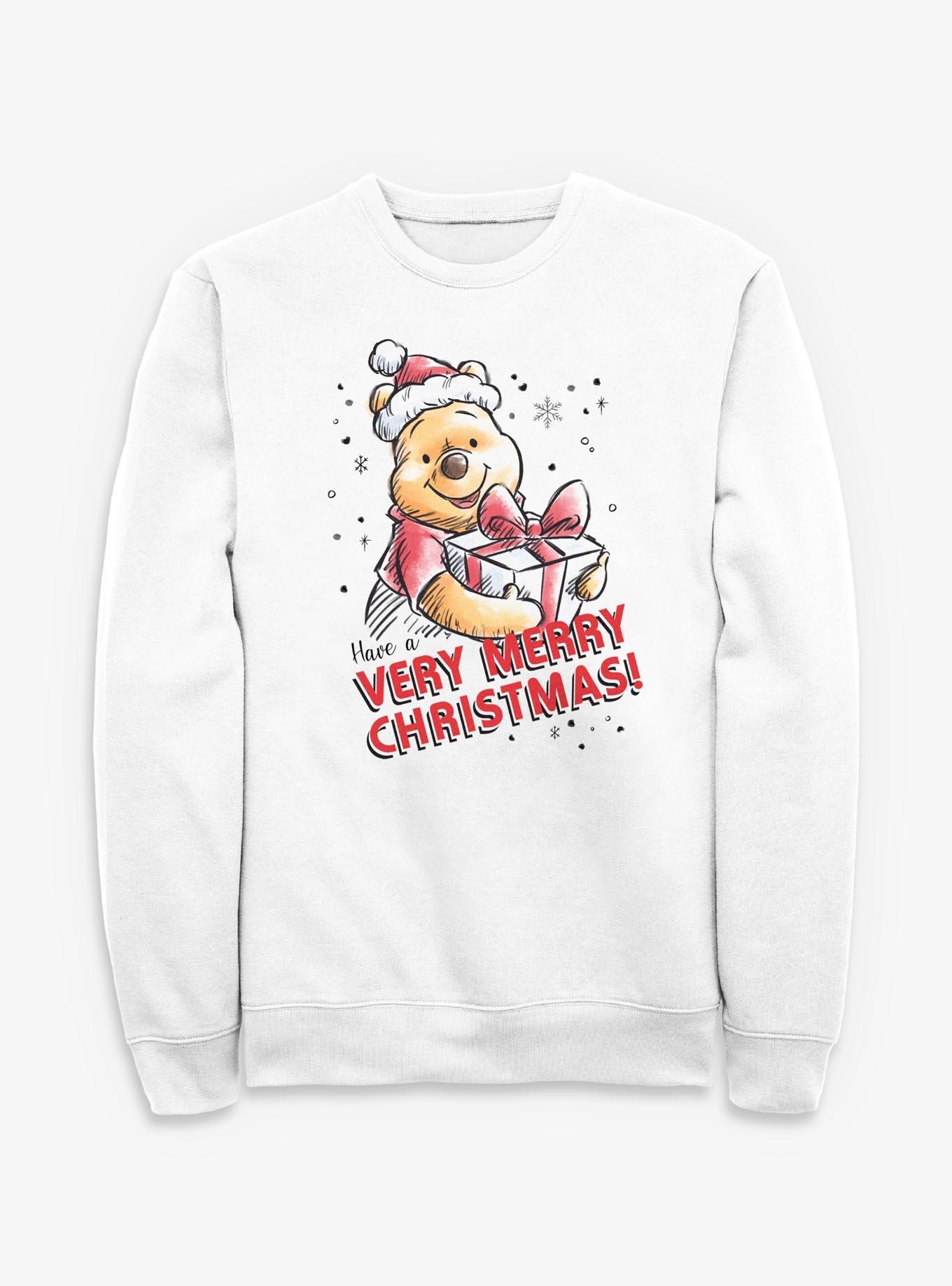 Disney Winnie The Pooh Merry Christmas Sweatshirt