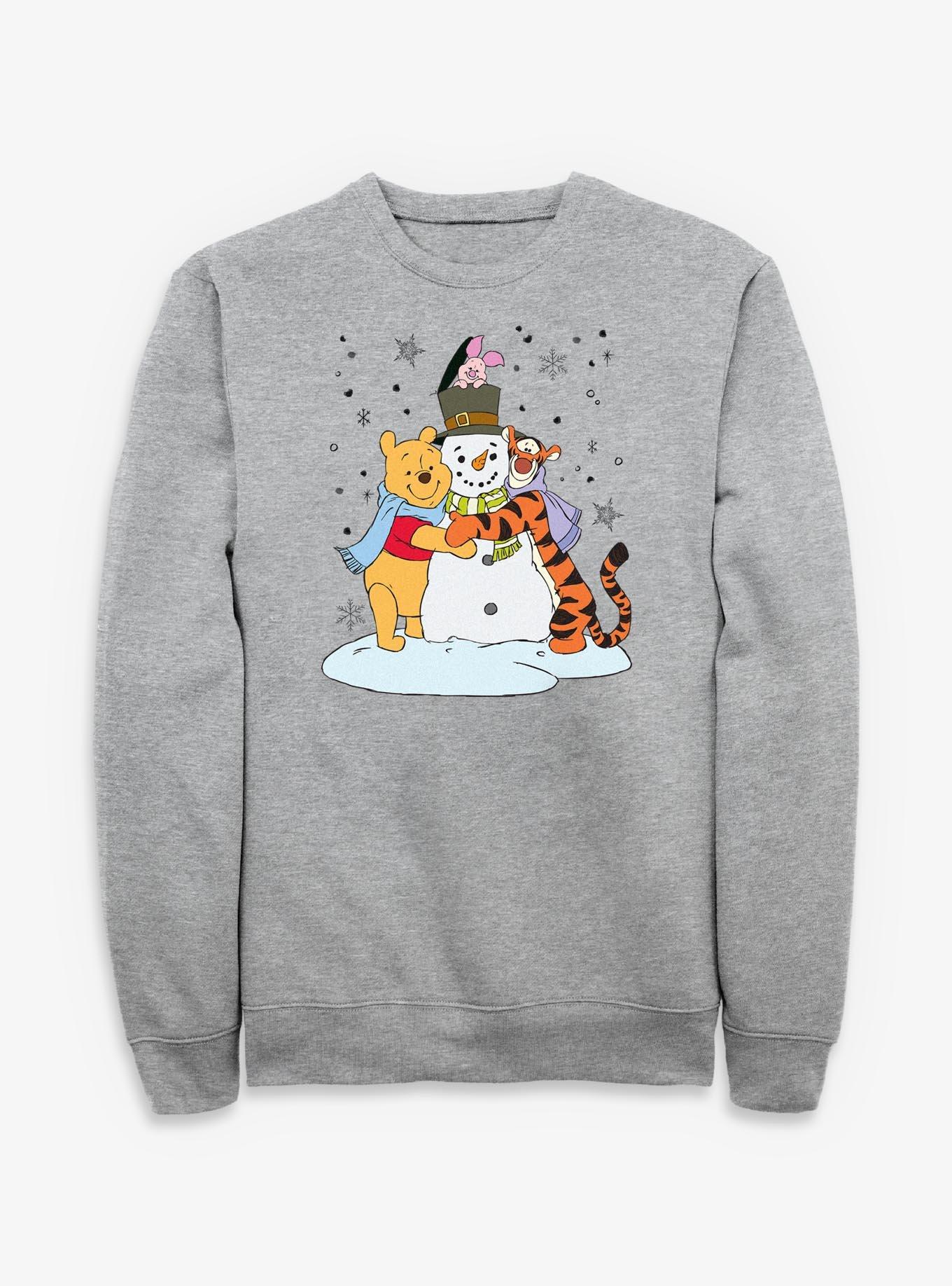 Disney Winnie The Pooh And Tigger Snow Man Hug Sweatshirt, , hi-res