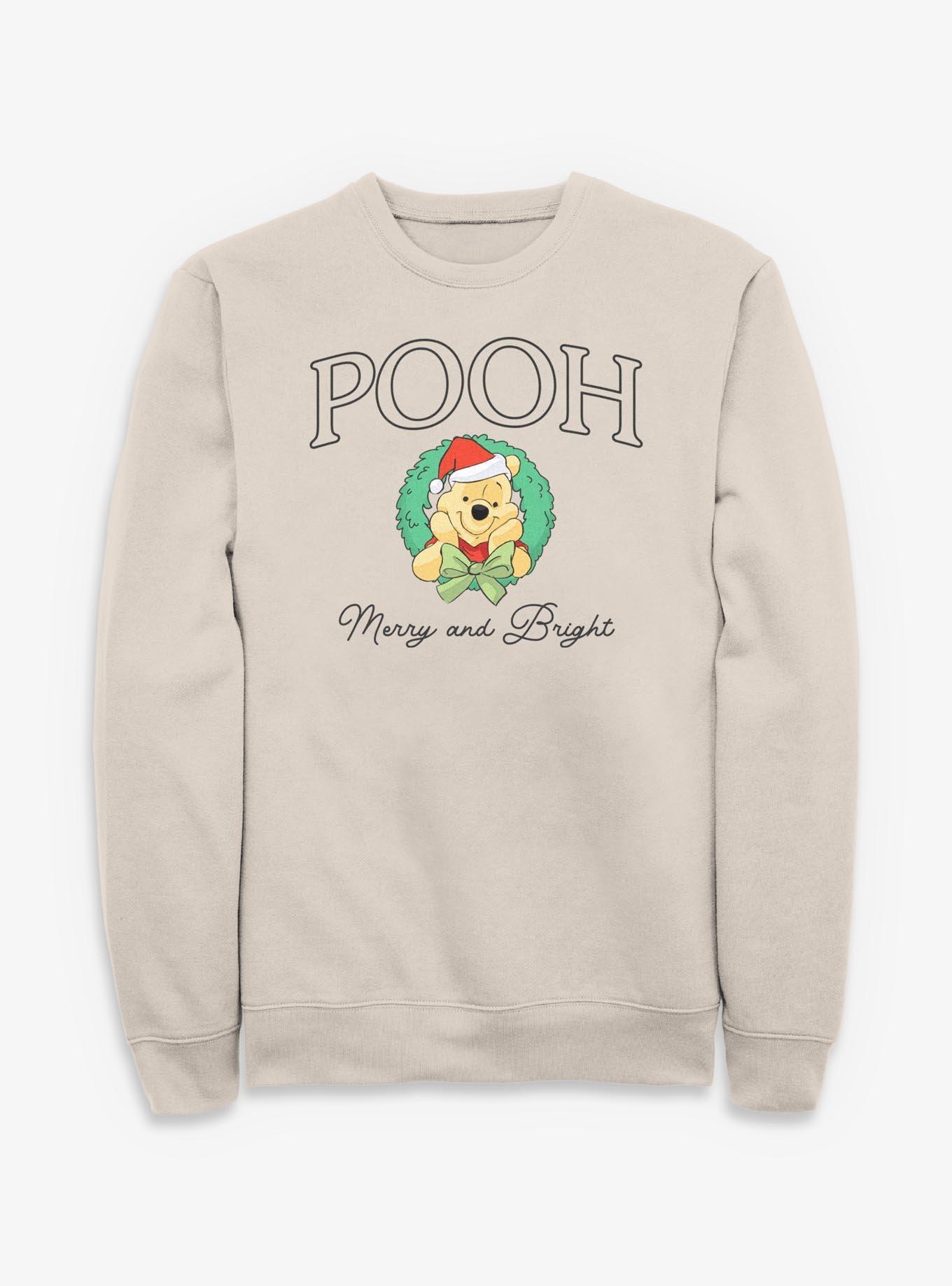 Disney Winnie The Pooh Holiday Wreath Sweatshirt, , hi-res