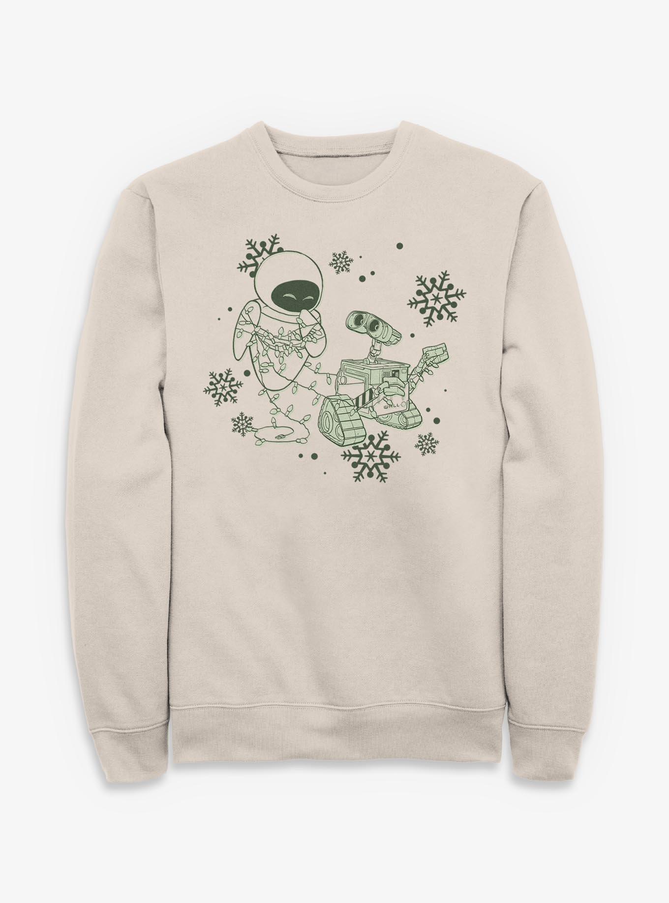 Disney Pixar Wall-E and Eve Snowflake Sweeties Sweatshirt