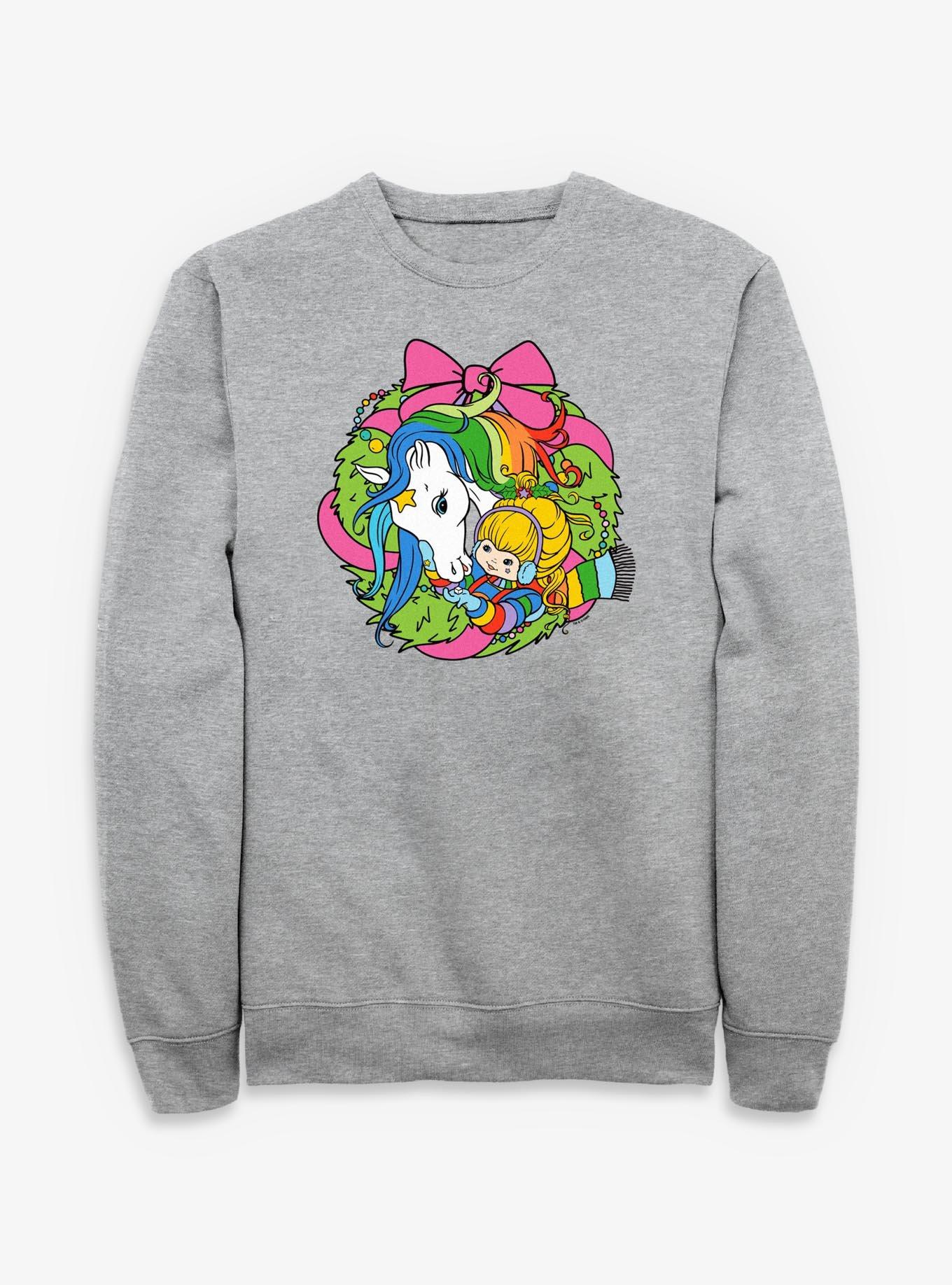 Rainbow Brite Happy Always Wreath Sweatshirt, , hi-res