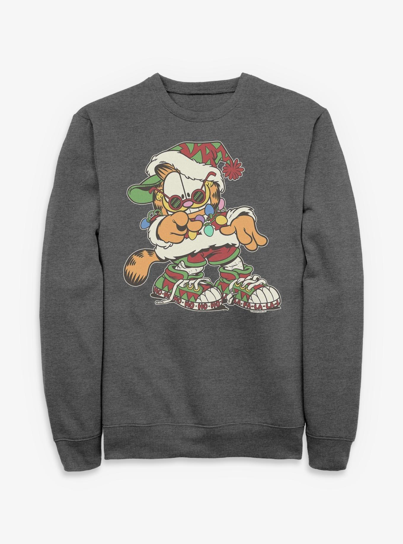 Garfield Funky Holiday Sweatshirt, , hi-res