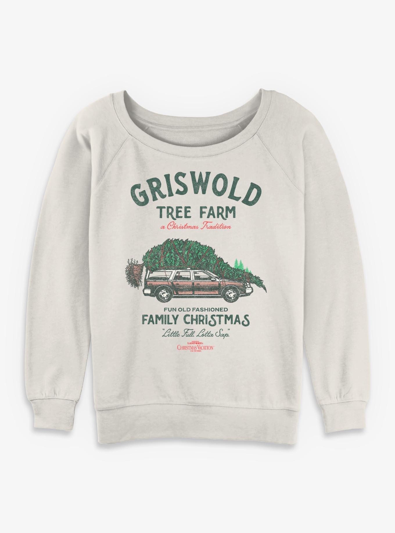 National Lampoon's Christmas Vacation Griswold Holiday Girls Slouchy Sweatshirt, , hi-res