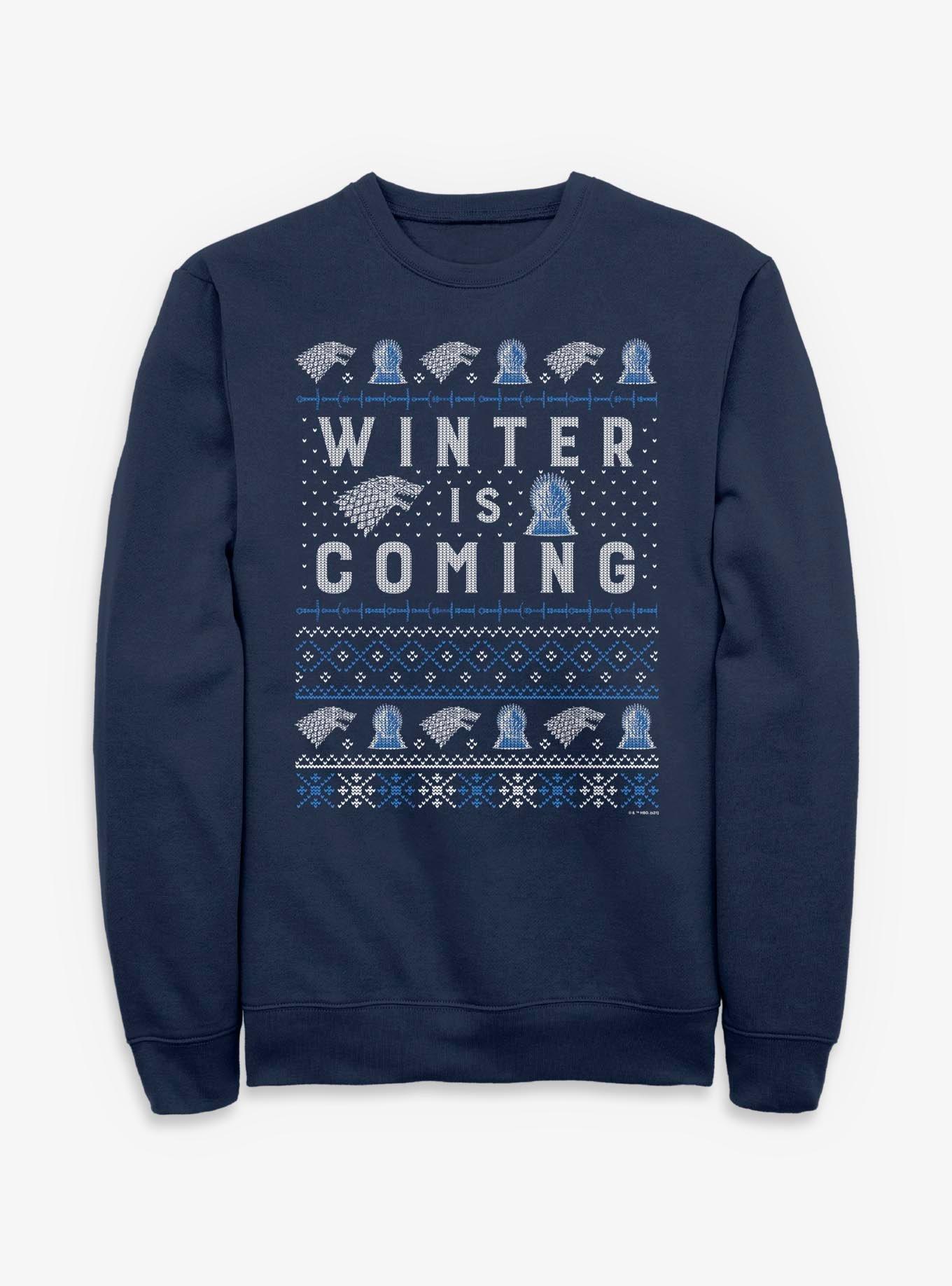 Game Of Thrones Winter Is Coming Ugly Sweater Sweatshirt, , hi-res