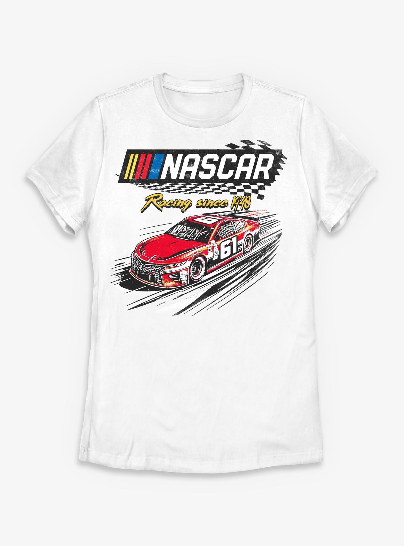 NASCAR Checker Racing Since 1948 Womens T-Shirt, , hi-res