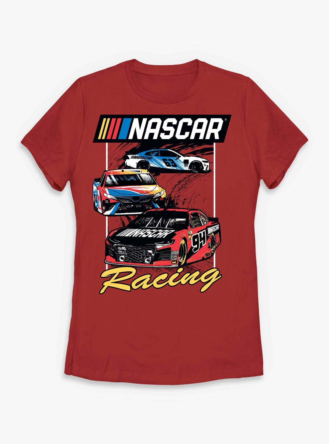 NASCAR Racing Cars Retro Womens T-Shirt, , hi-res
