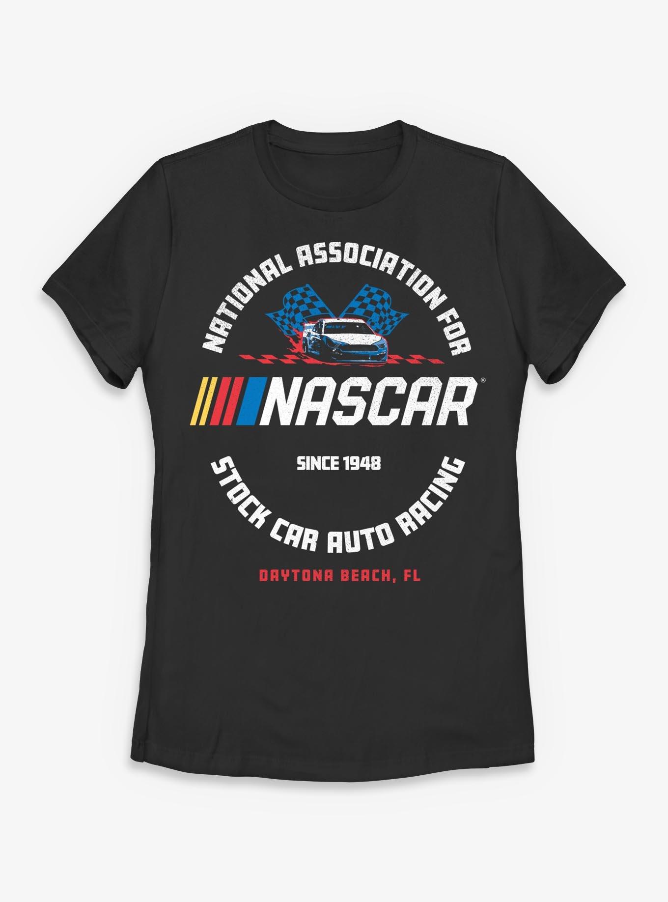 NASCAR Logo Flags Womens T-Shirt, , hi-res