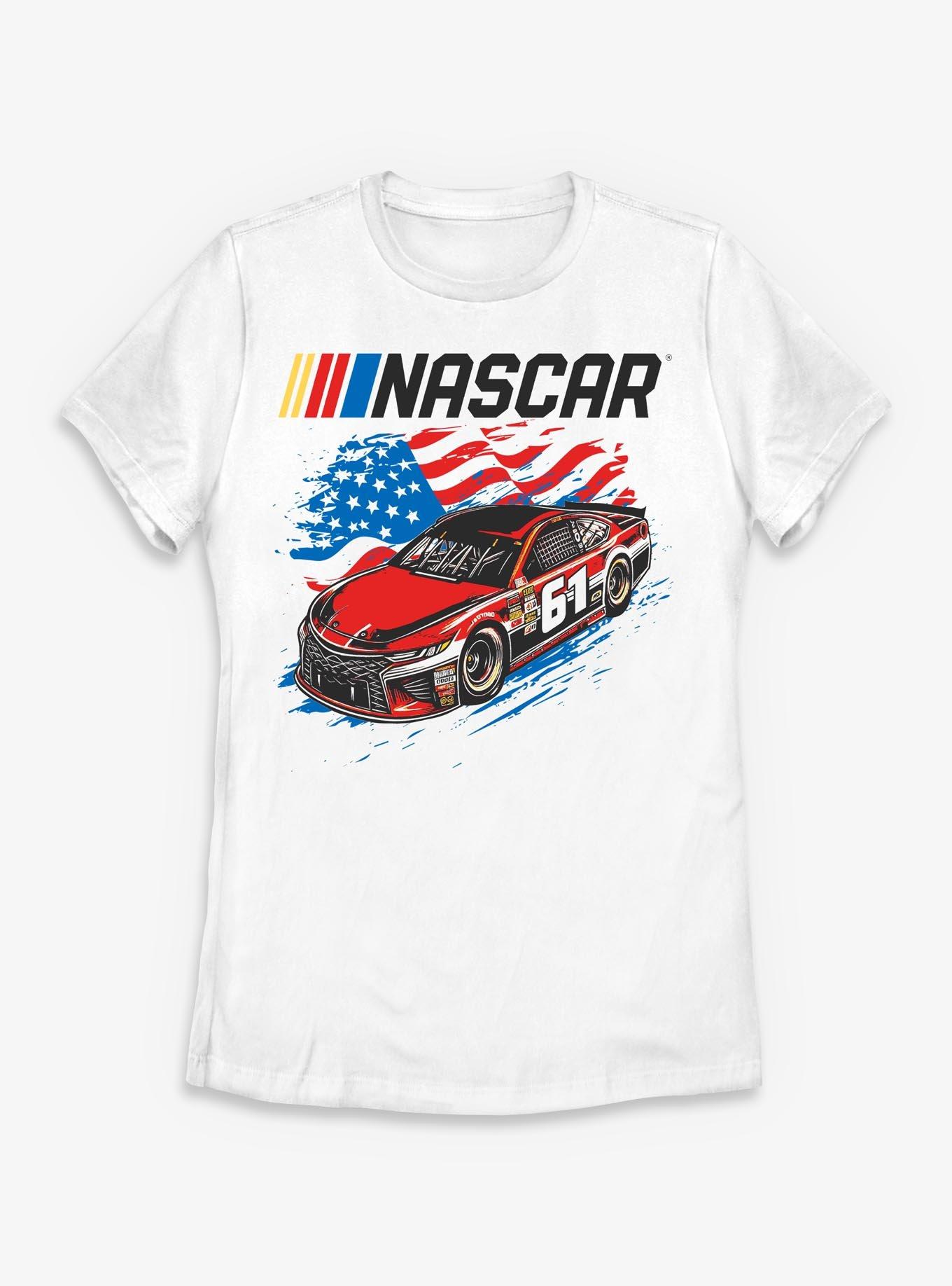 NASCAR Flag Racer Womens T-Shirt, , hi-res
