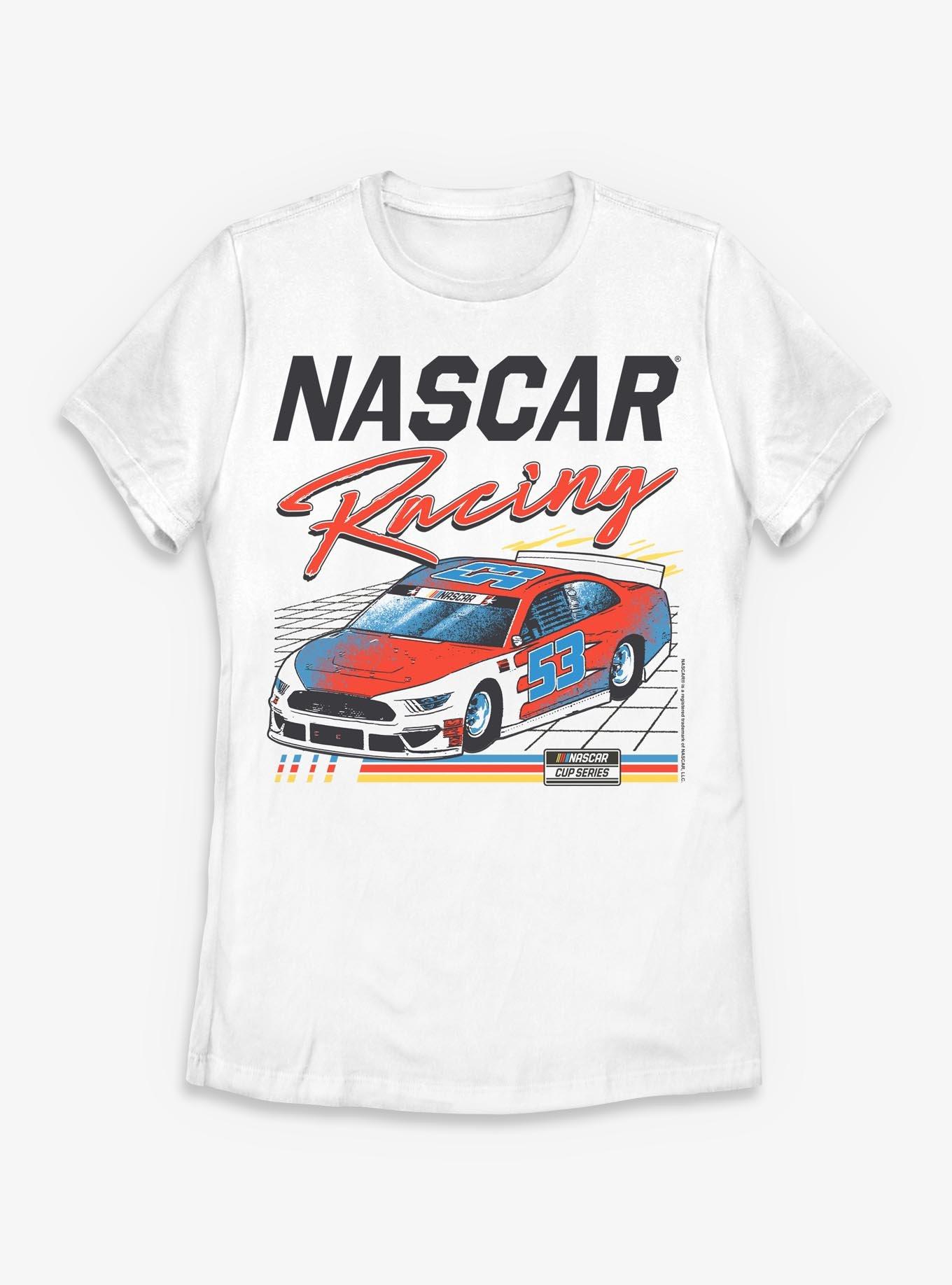 NASCAR Retro Grid Racing Car Womens T-Shirt, , hi-res