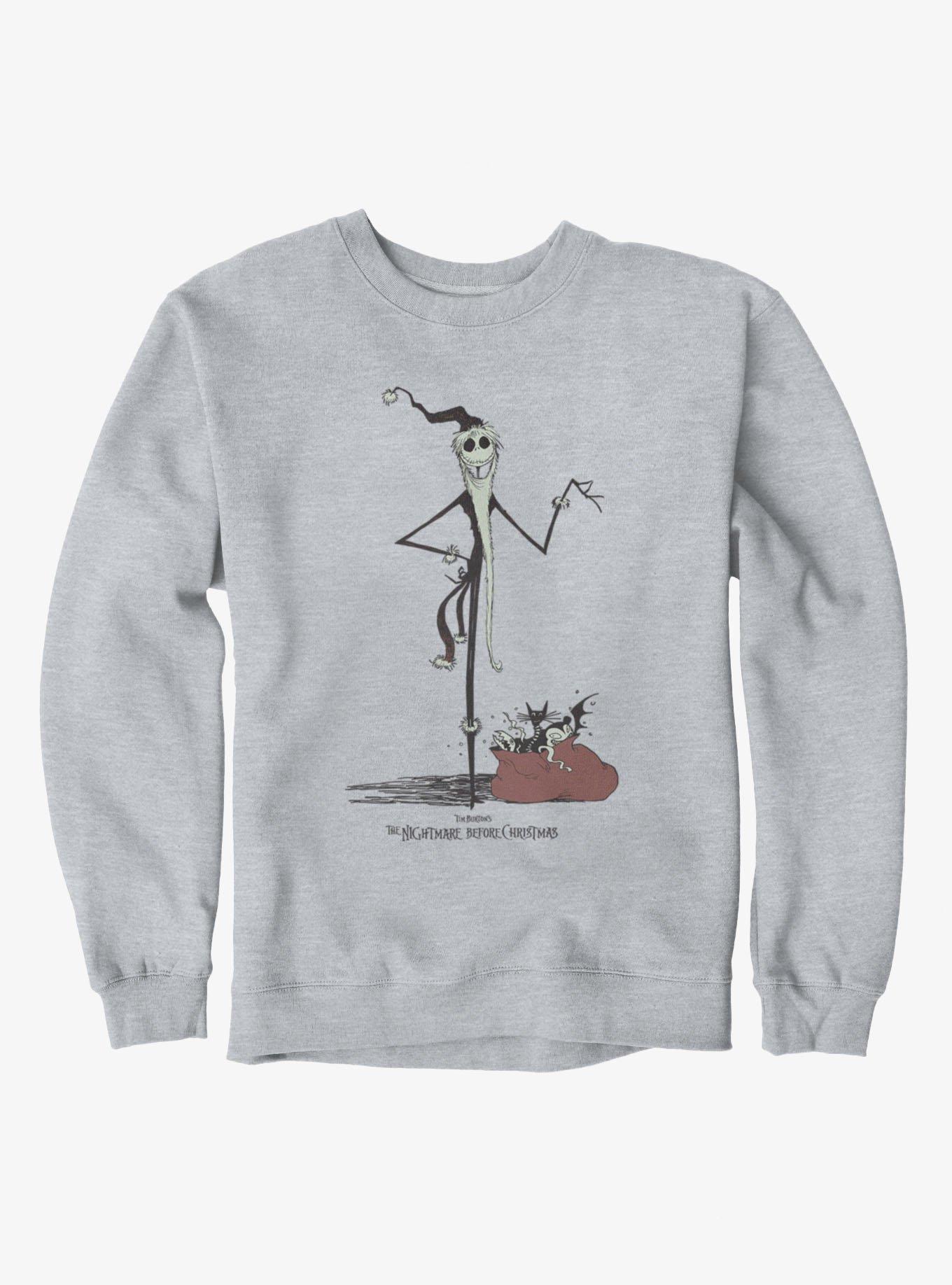 Disney The Nightmare Before Christmas Santa Sweatshirt Box Lunch Exclusive, , hi-res