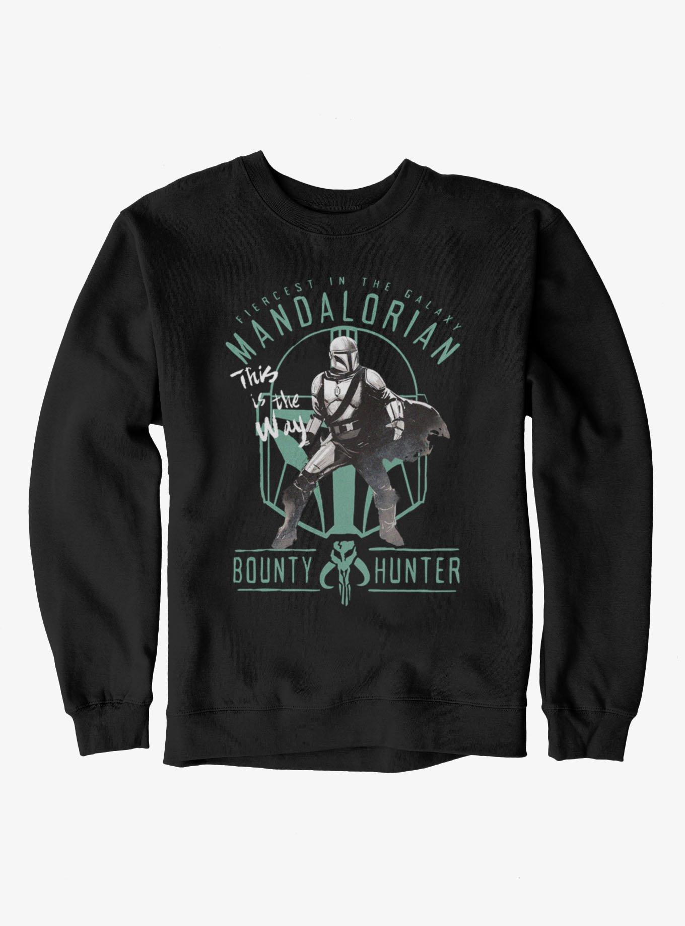 Star Wars The Mandalorian Bounty Hunter Sweatshirt Box Lunch Exclusive, , hi-res