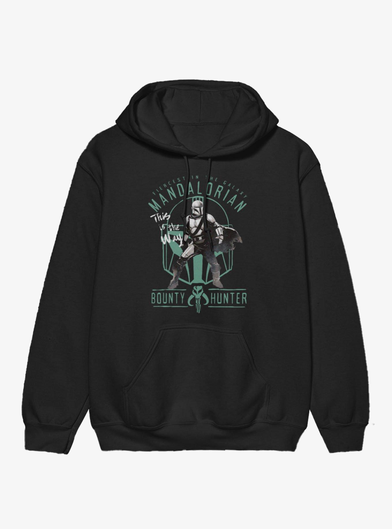 Star Wars The Mandalorian Bounty Hunter Hoodie Box Lunch Exclusive, , hi-res