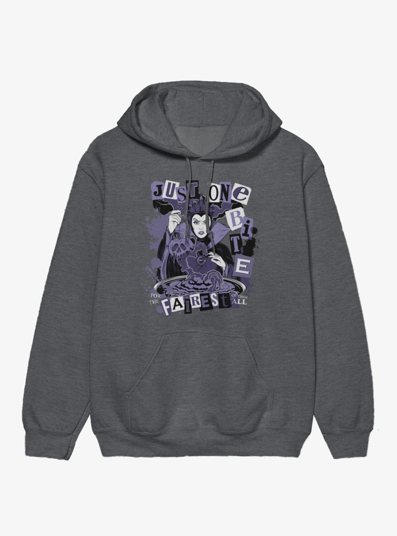 Disney Villains Snow White Evil Queen Just One Bite Block Letters Hoodie Box Lunch Exclusive, , hi-res