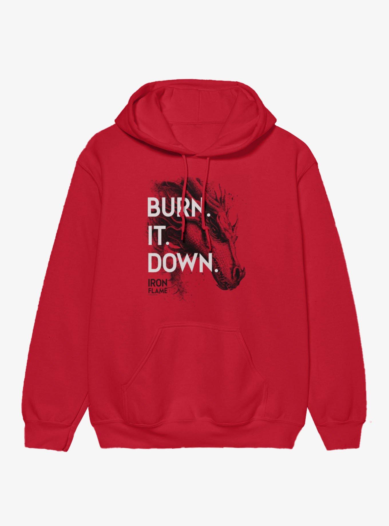 Fourth Wing Burn It Down Iron Flame Hoodie Box Lunch Exclusive, , hi-res