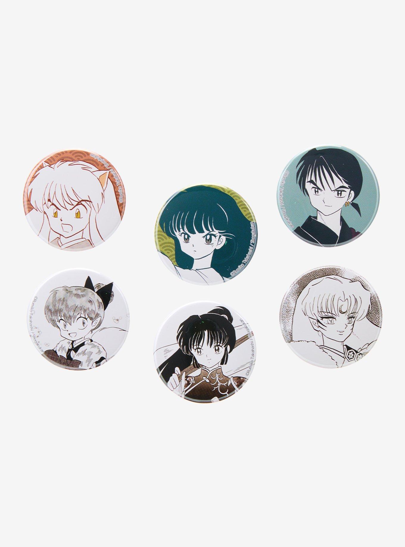 Inuyasha Character Blind Bag Button Pin, , hi-res