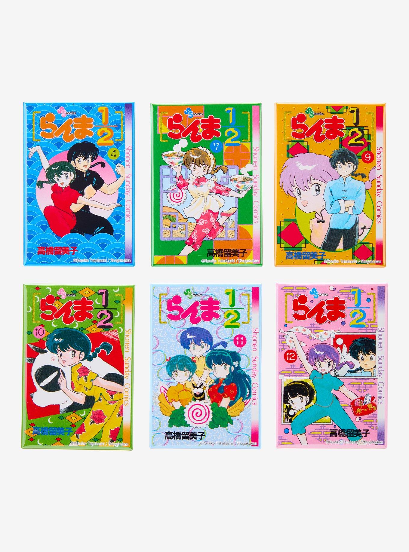 RANMA 1/2 Poster Blind Bag Button Pin, , hi-res