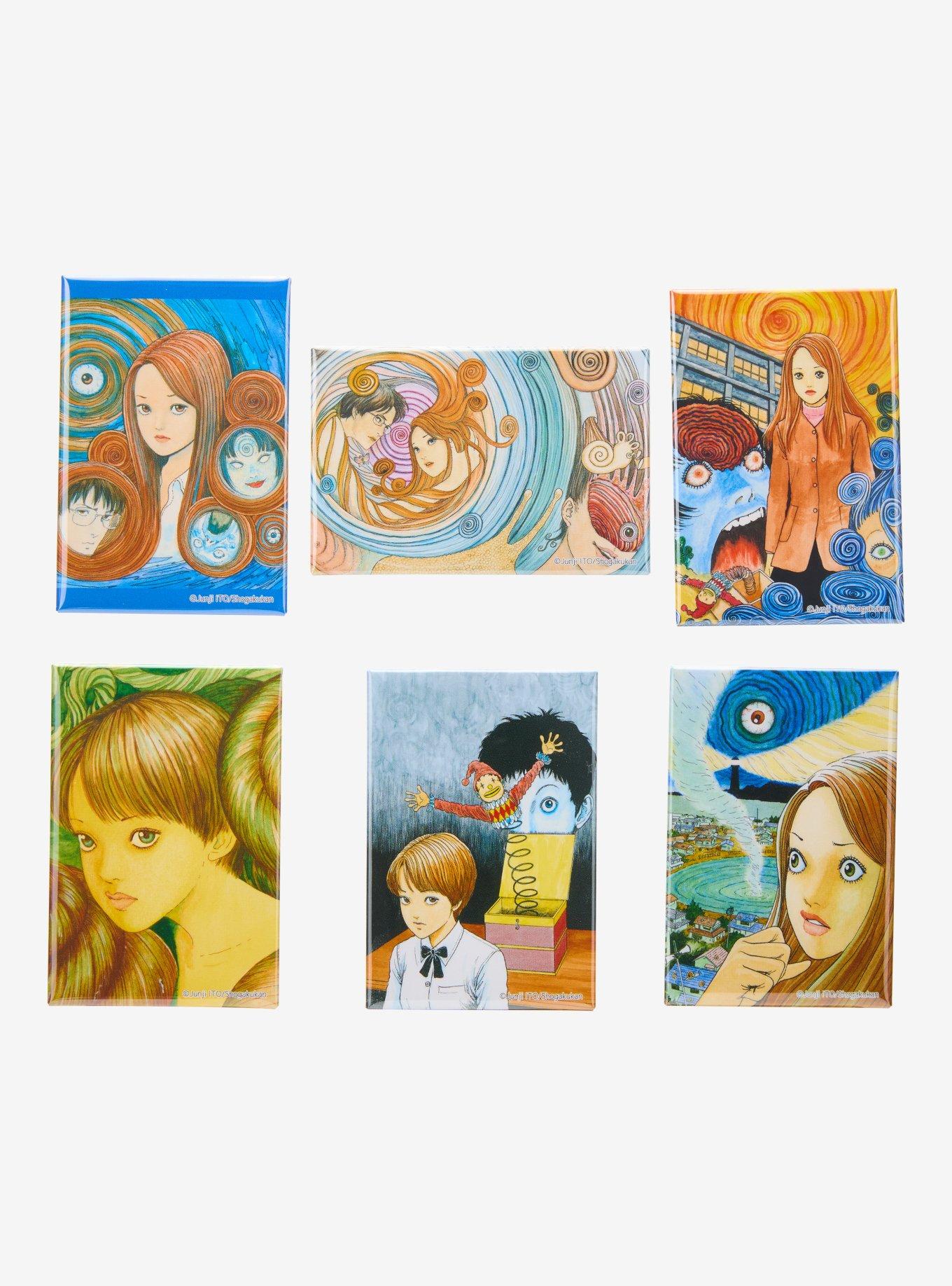 Uzumaki Color Portrait Blind Bag Button Pin, , hi-res