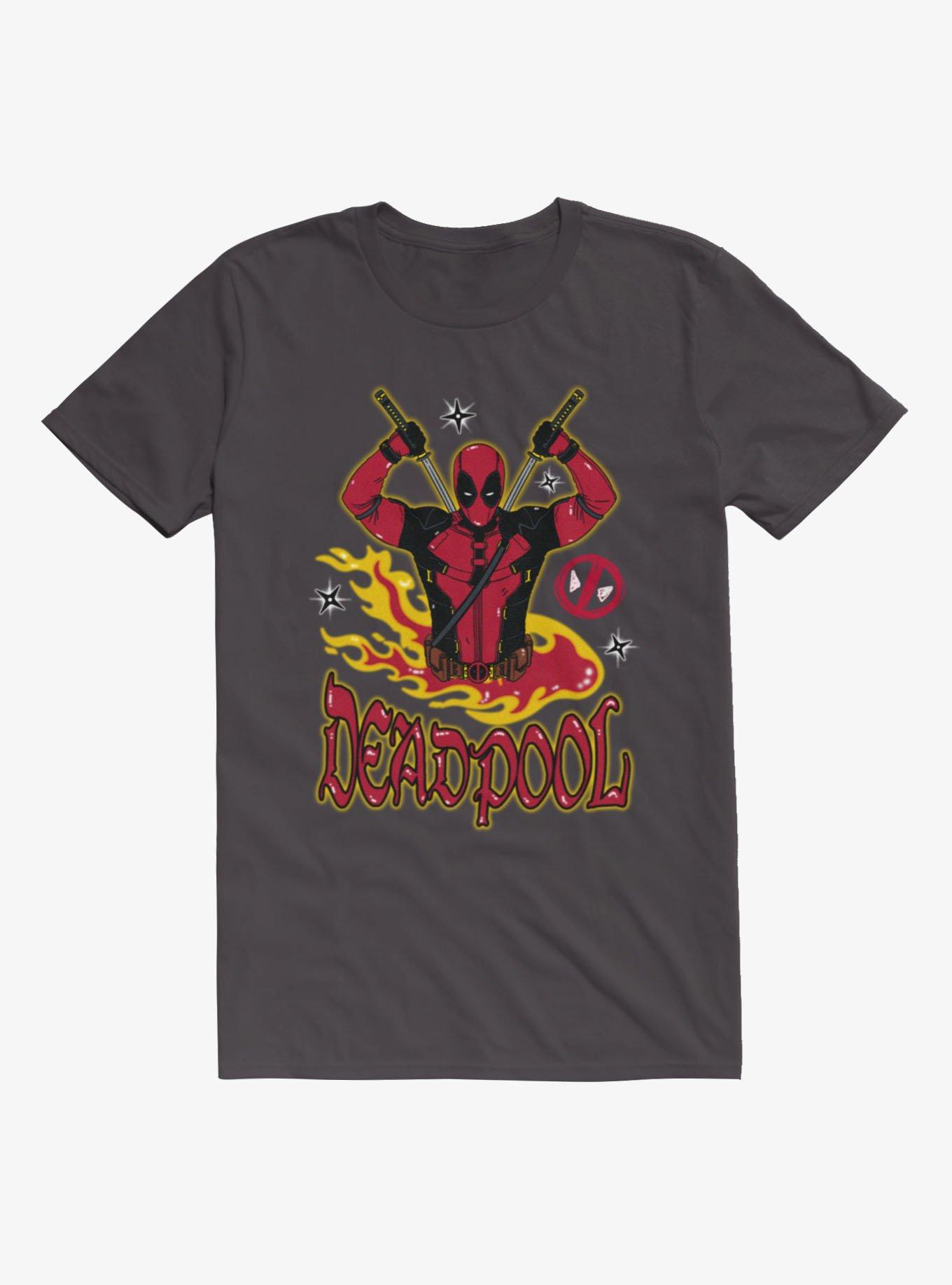 Marvel Deadpool 3 Fire T-Shirt Box Lunch Exclusive, , hi-res