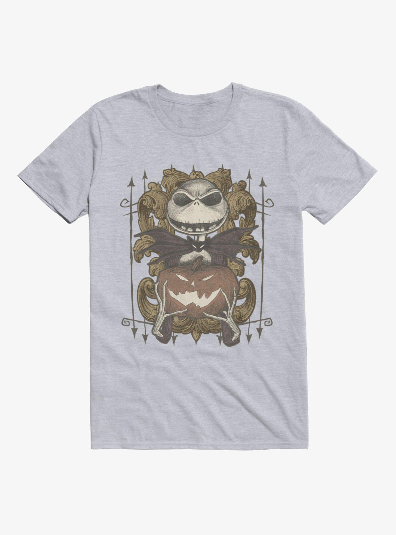 Disney The Nightmare Before Christmas Jack Pumpkin Flourish T-Shirt Box Lunch Exclusive, , hi-res