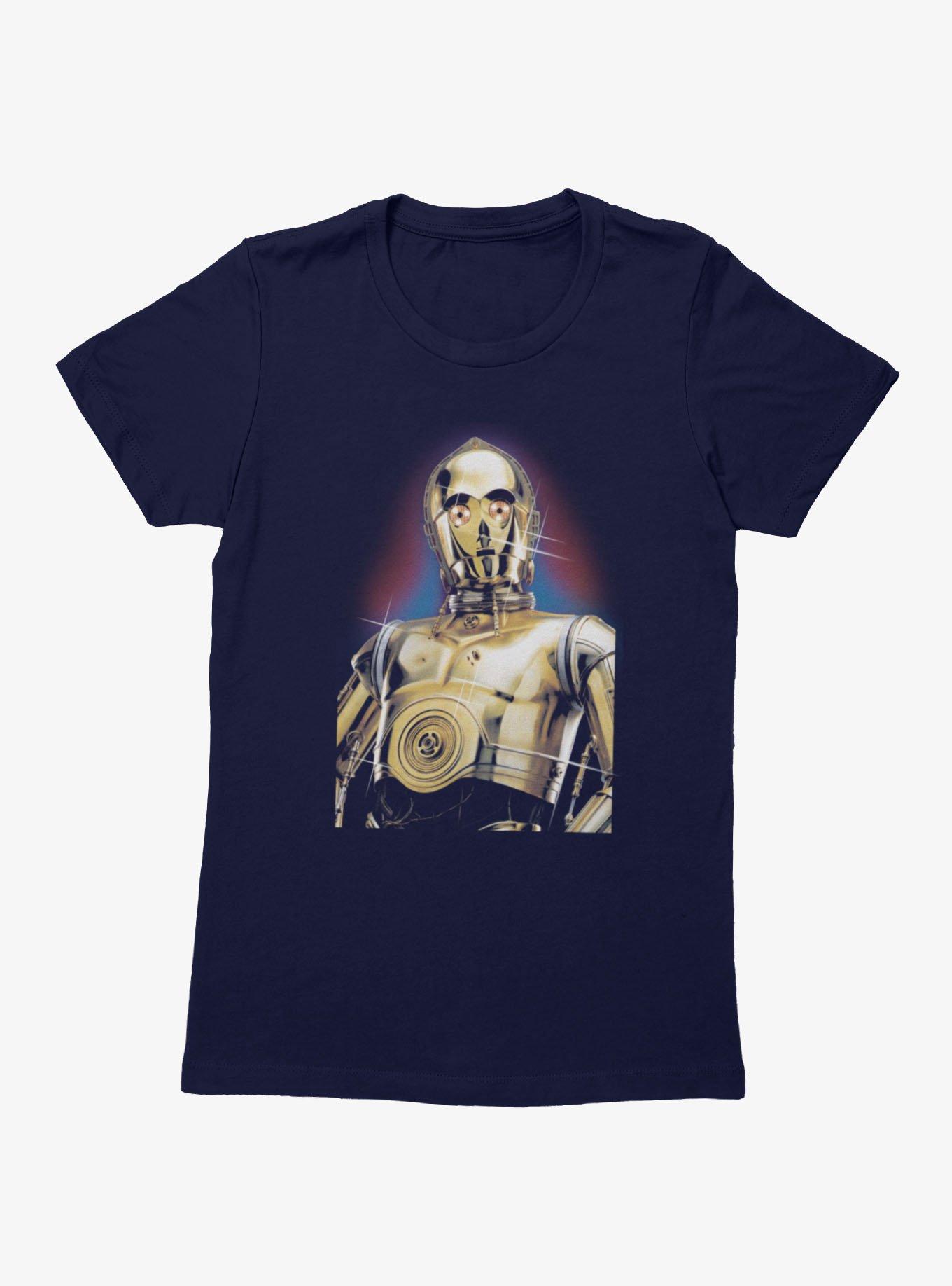 Star Wars C-3PO Portrait Womens T-Shirt Box Lunch Exclusive, , hi-res