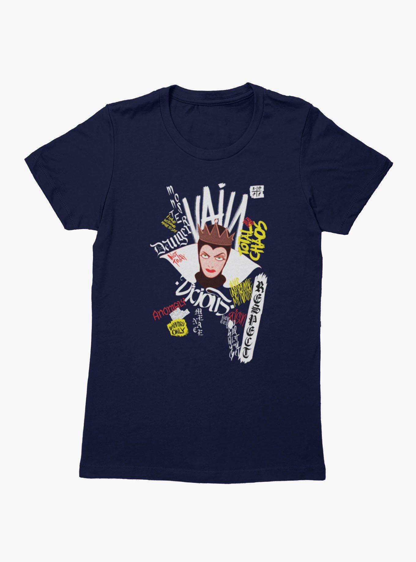 Disney Villains Snow White Evil Queen Graffiti Womens T-Shirt Box Lunch Exclusive, , hi-res