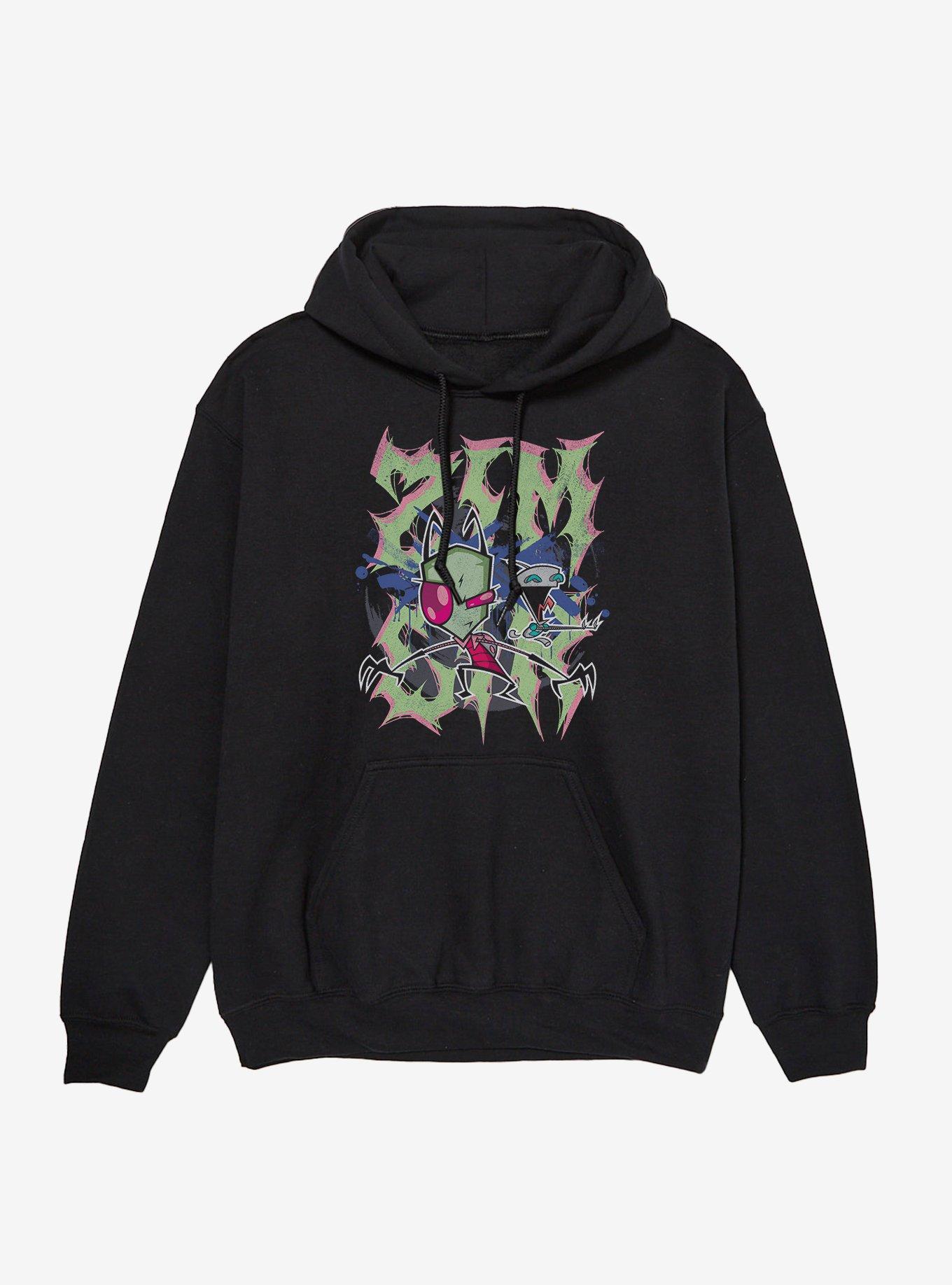 Invader Zim Zim and GIR Hoodie, , hi-res