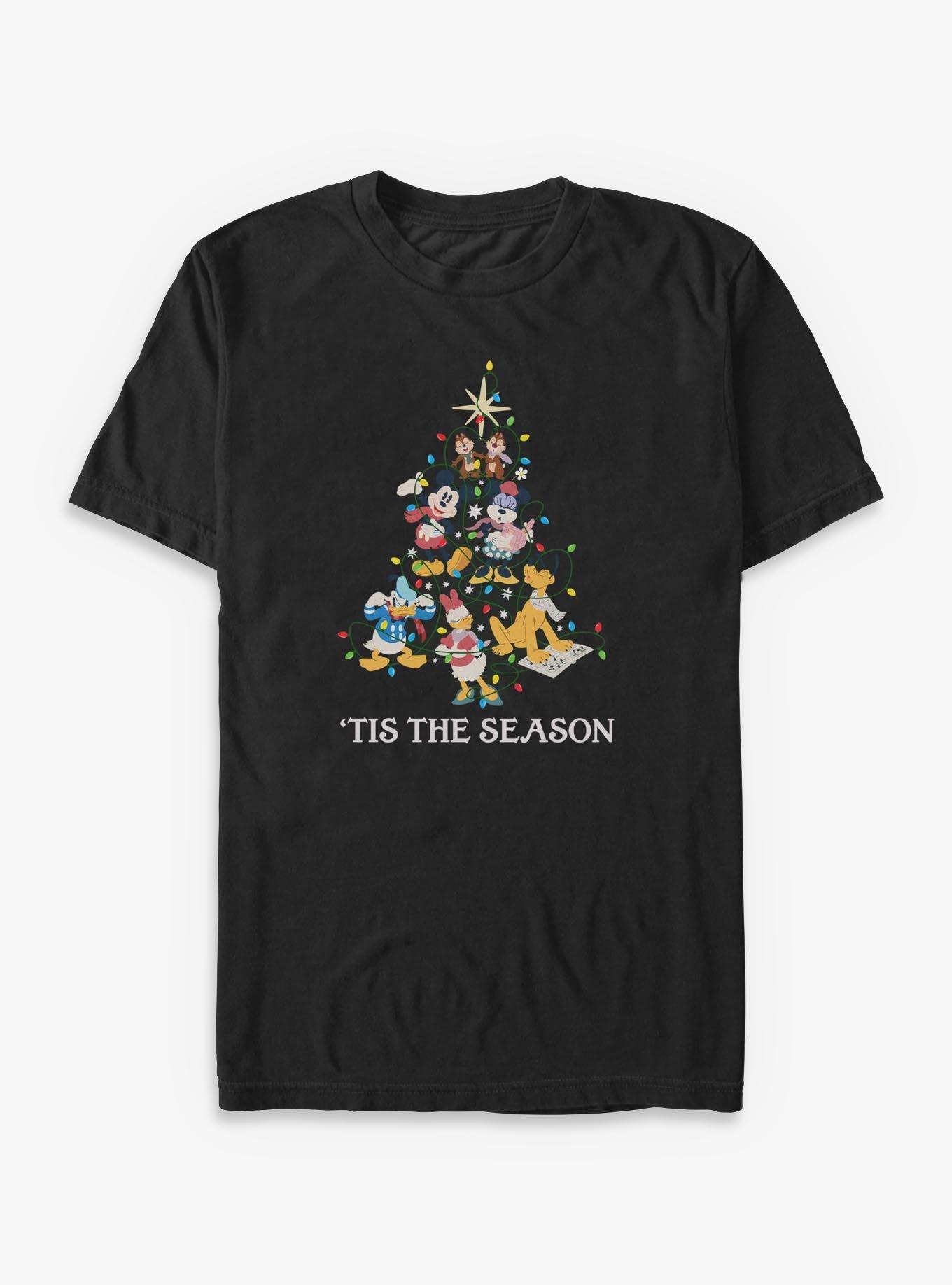 Disney Mickey Mouse & Friends Christmas Tree Big & Tall T-Shirt, , hi-res