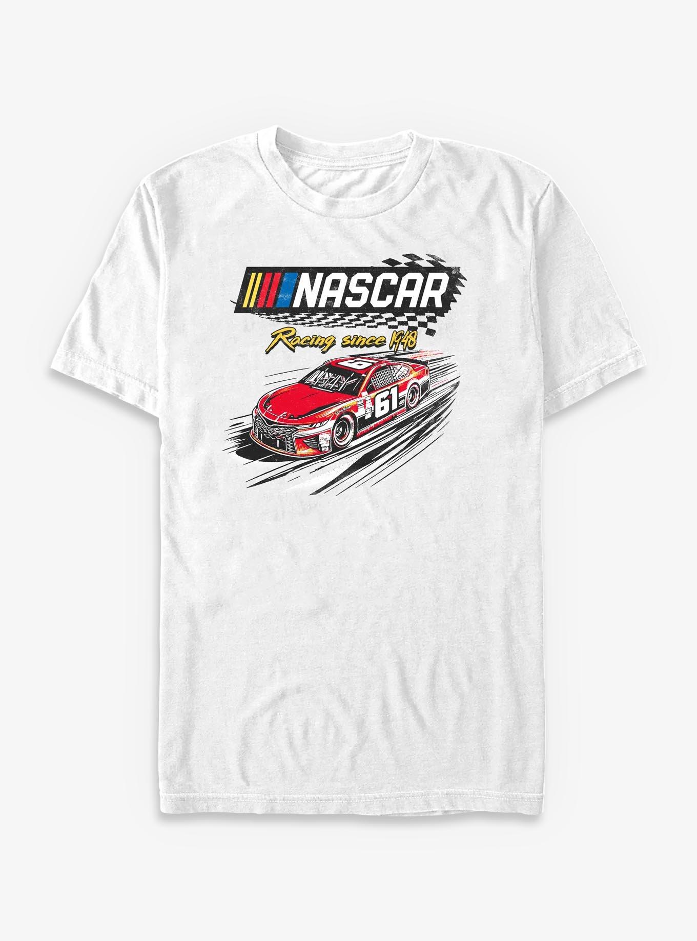 NASCAR Checker Car Racing Big & Tall T-Shirt