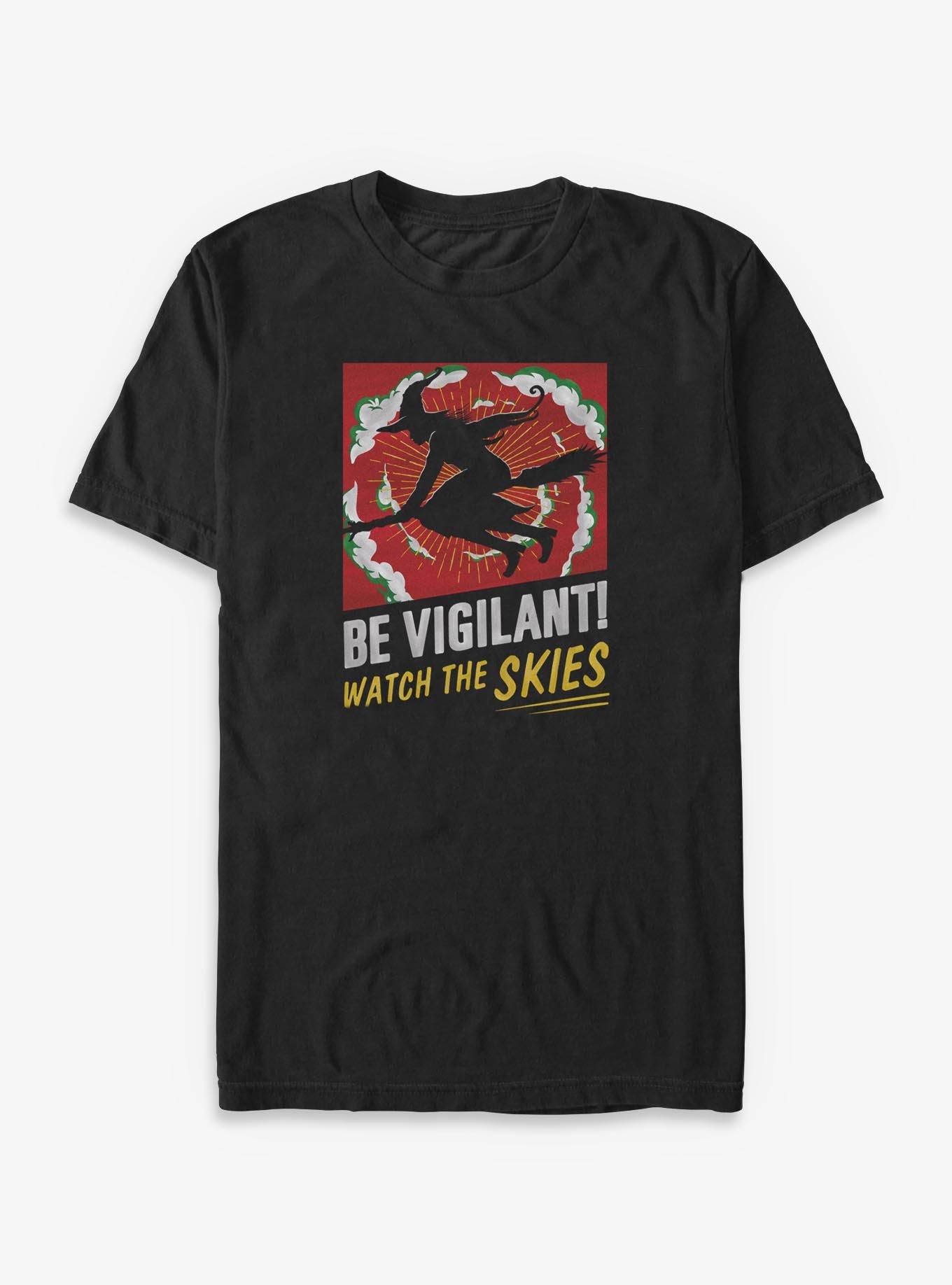 Wicked: For Good Watch The Skies Big & Tall T-Shirt