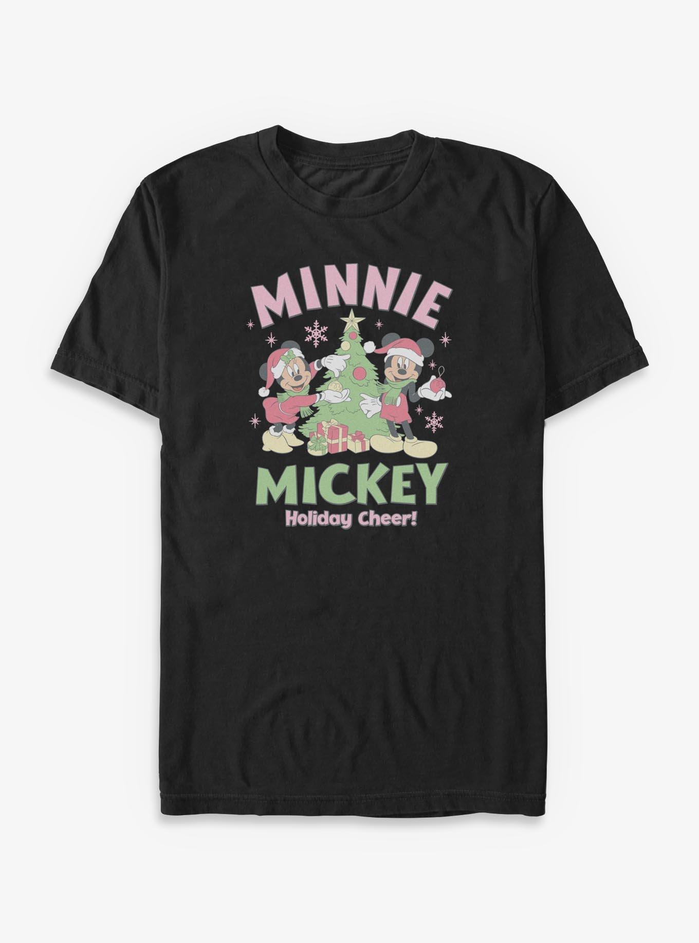 Disney Mickey Mouse amp Minnie Mouse Holiday Cheer Big amp Tall TShirt