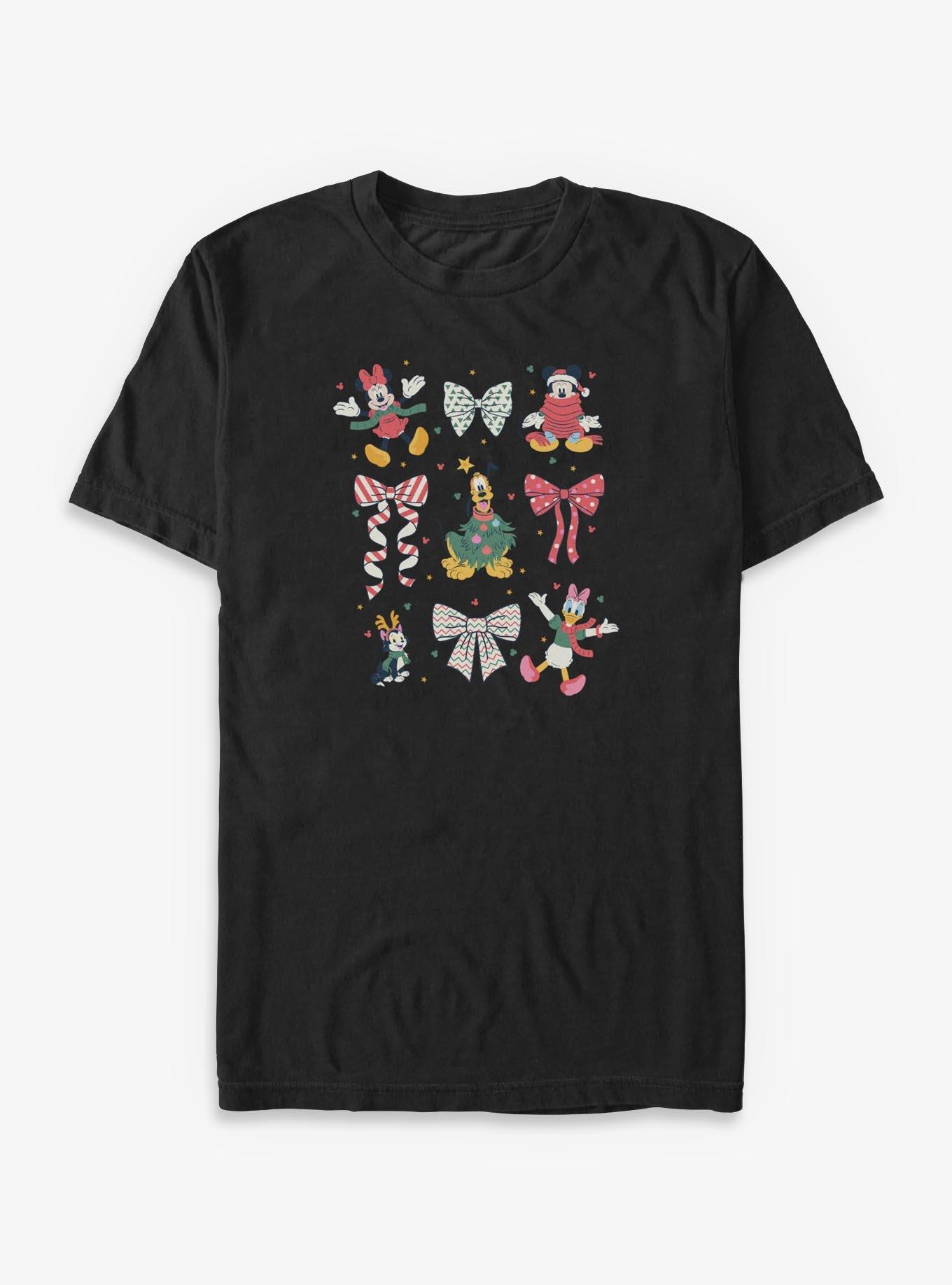 Disney Mickey Mouse Christmas Bows Big & Tall T-Shirt
