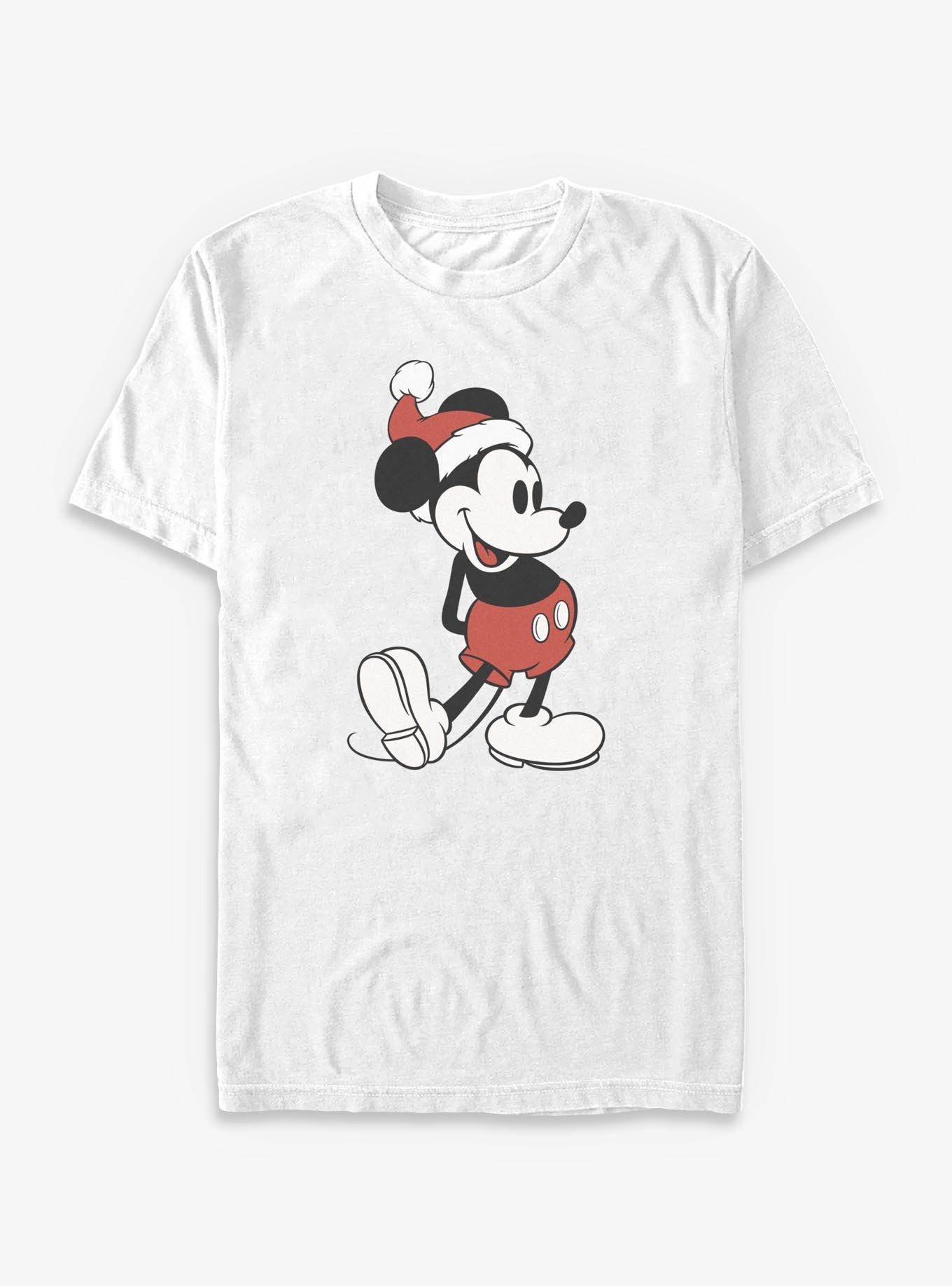 Disney Mickey Mouse Santa Stand Big & Tall T-Shirt