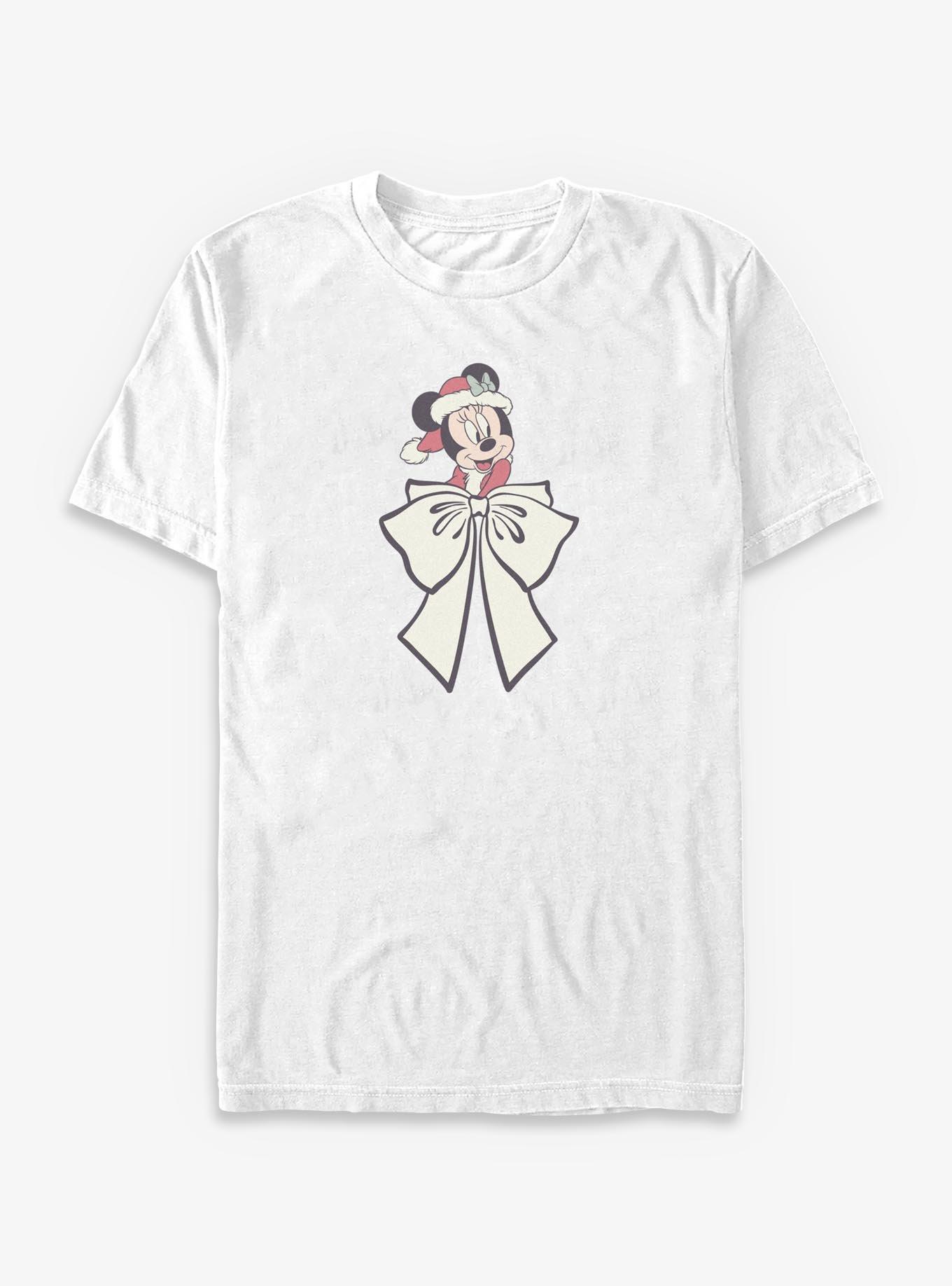 Disney Minnie Mouse Mrs. Claus Bow Big & Tall T-Shirt, , hi-res