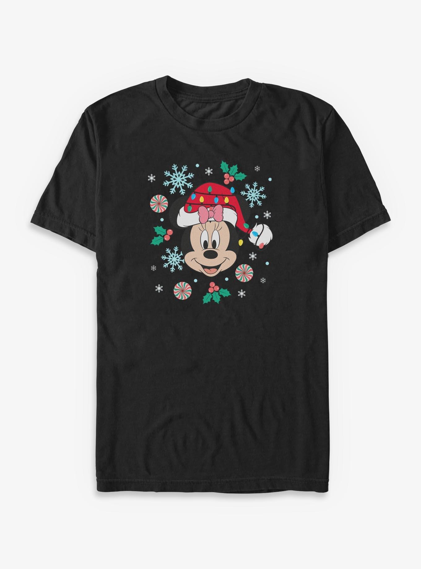 Disney Minnie Mouse Minnie Xmas Ornaments Big & Tall T-Shirt