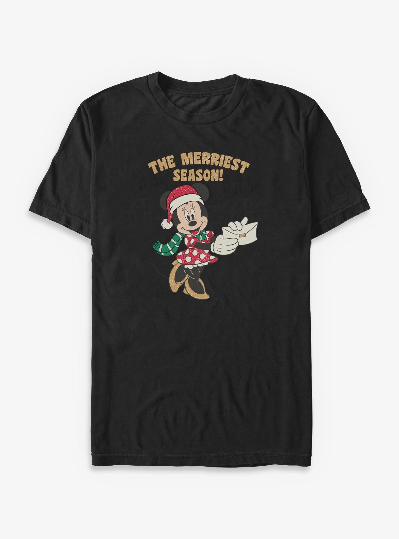 Disney Minnie Mouse The Merriest Season Big & Tall T-Shirt, , hi-res