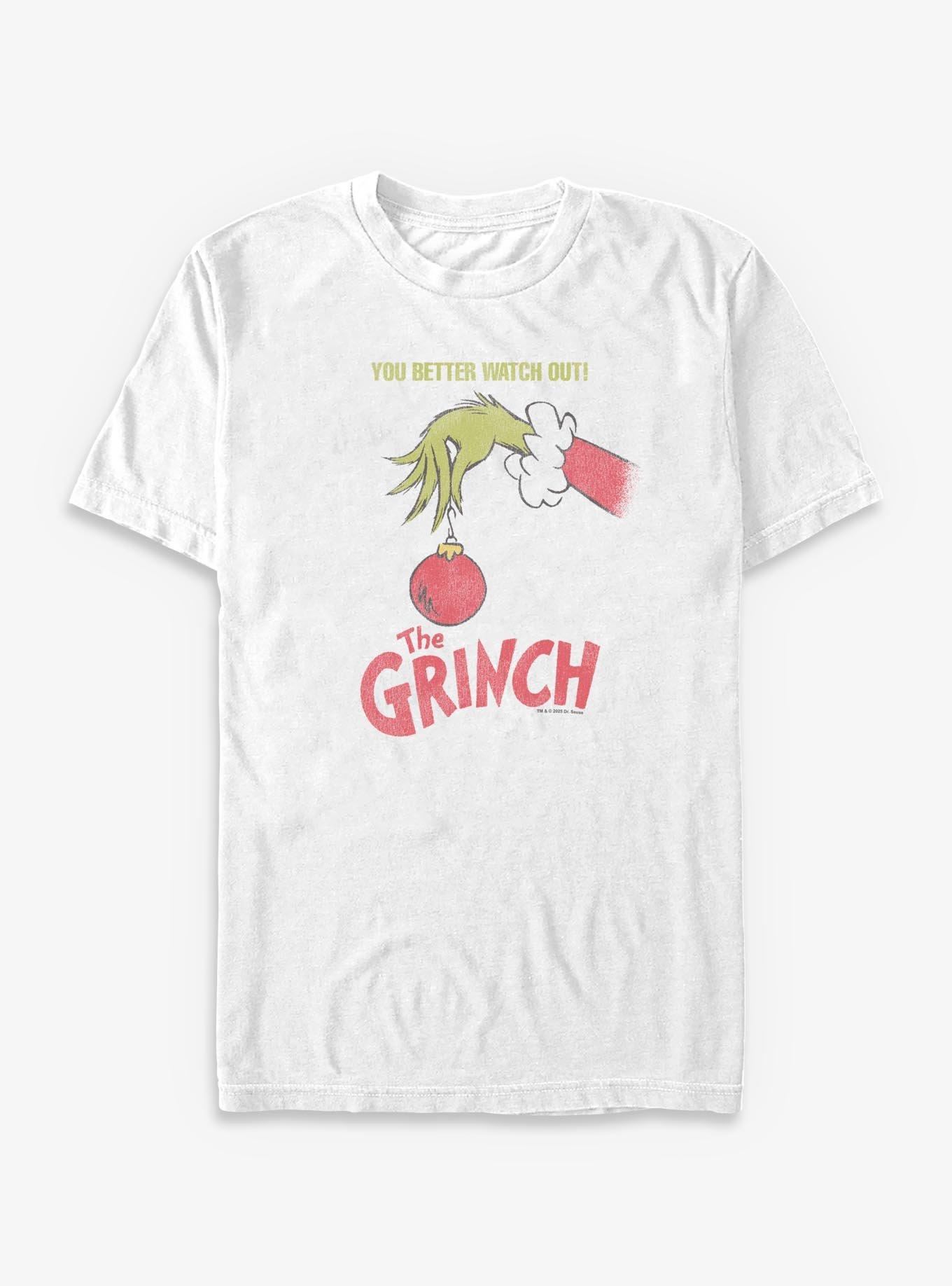 Dr. Seuss Grinch Dangle Poster Big & Tall T-Shirt