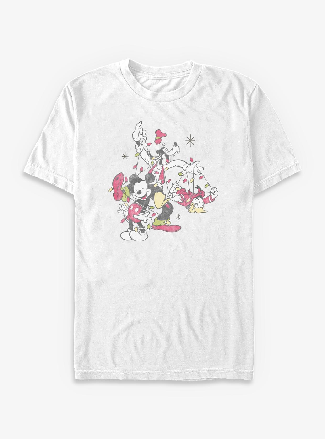 Disney Mickey Mouse & Friends Lights Tangle Big & Tall T-Shirt