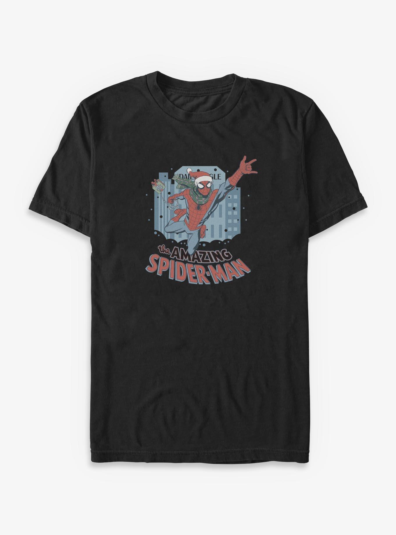 Marvel Spider-Man Xmas Swing Big & Tall T-Shirt