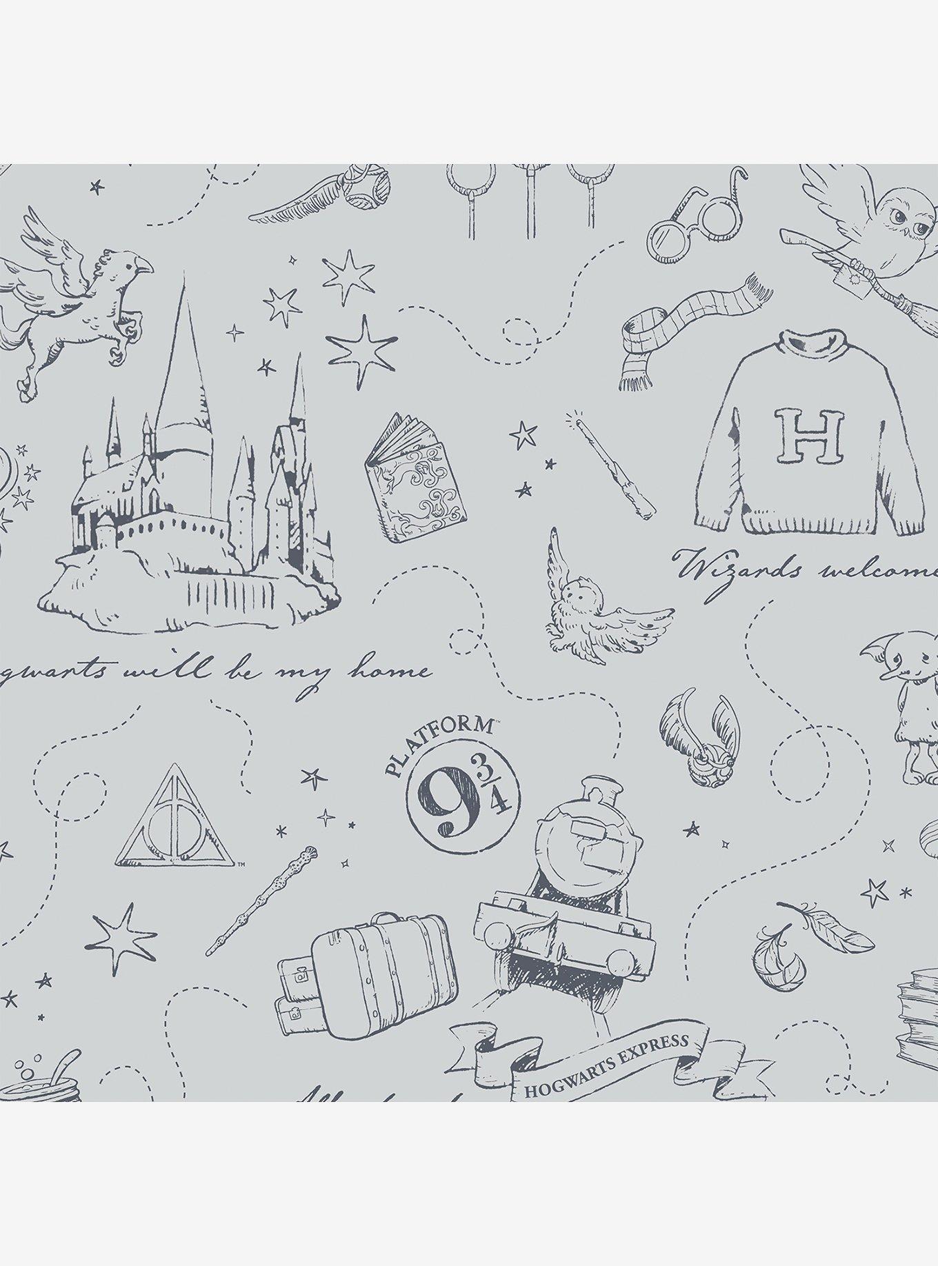 Harry Potter Magical Moments Trail Grey Wallpaper, , hi-res