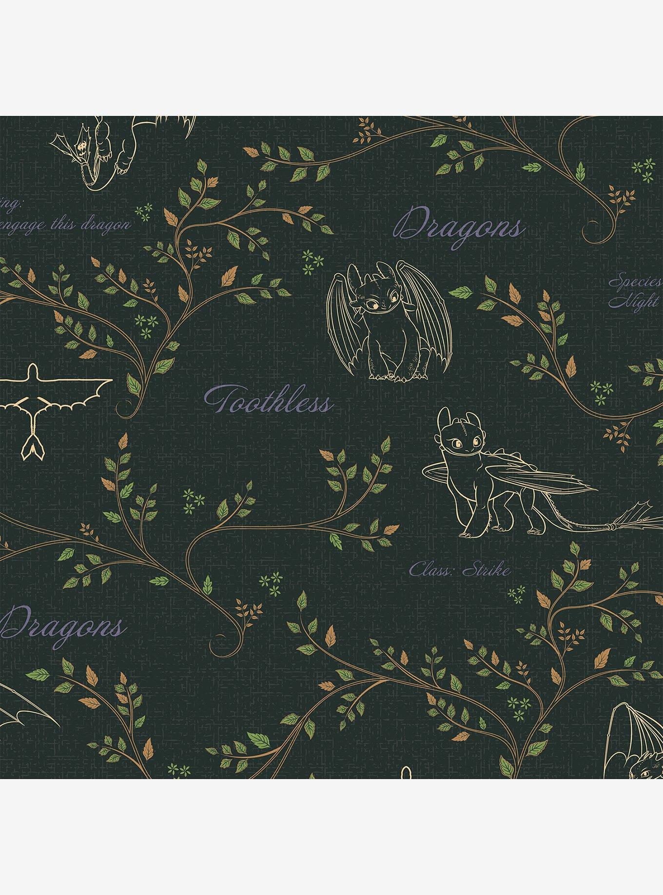 How to Train Your Dragon Toothless Radical Nature Green Wallpaper, , hi-res