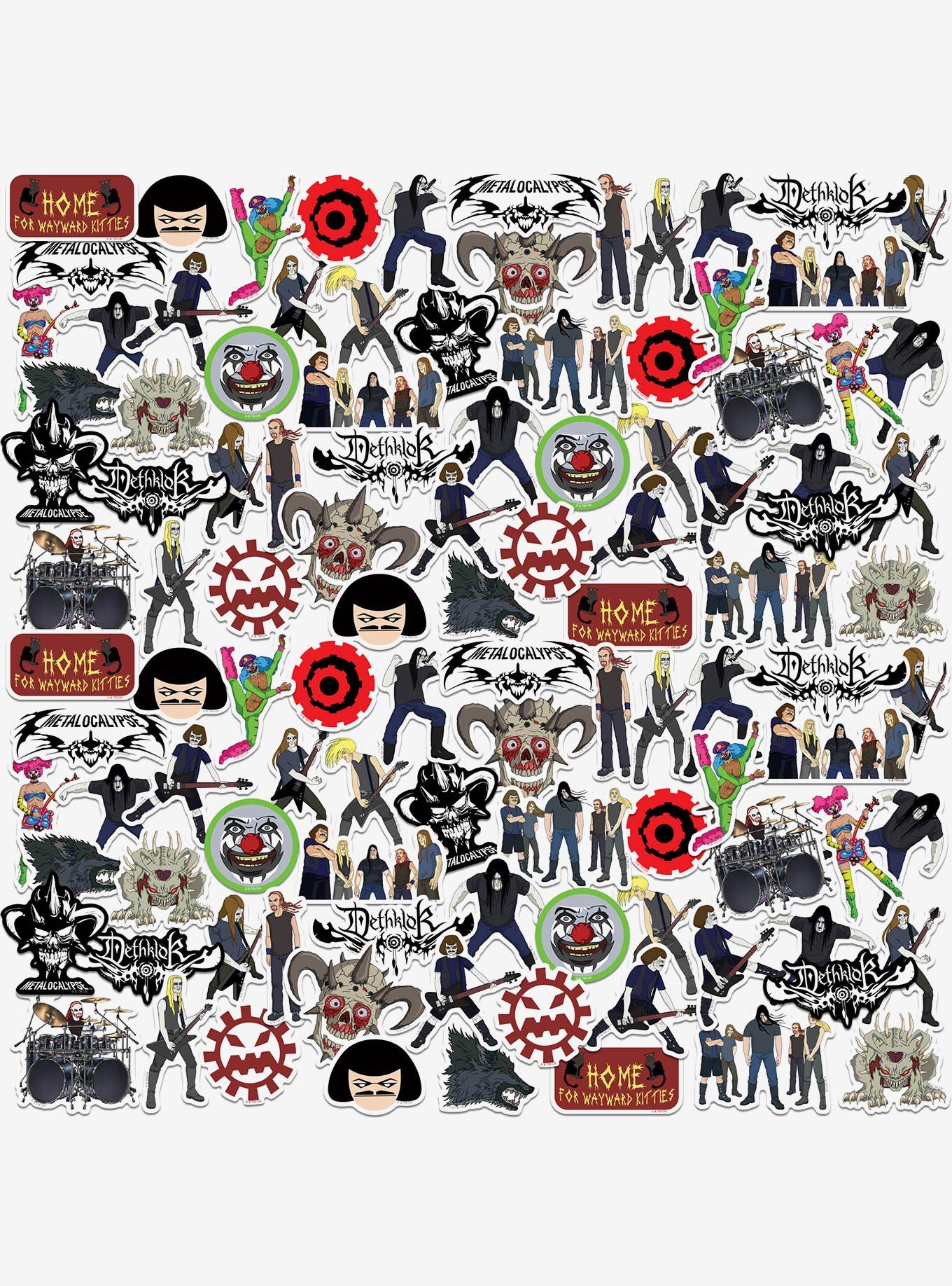 Metalocalypse Miscellaneous 100ct Sticker Pack, , hi-res