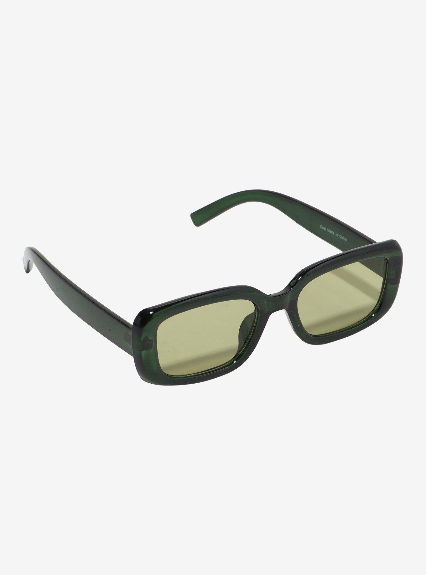 Coal Green Tint Square Sunglasses, , hi-res